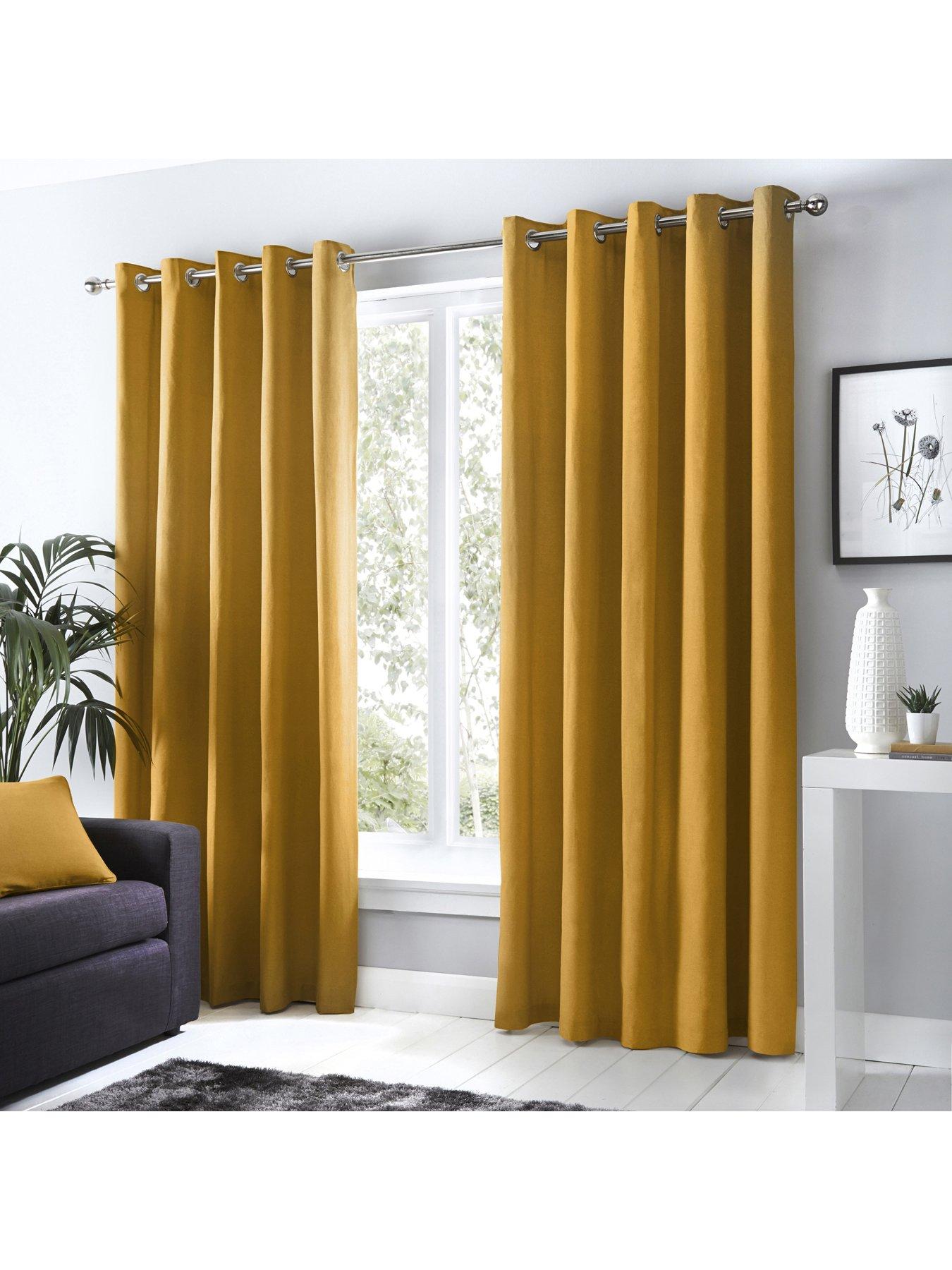 undefined Sorbonne Lined Eyelet Curtains