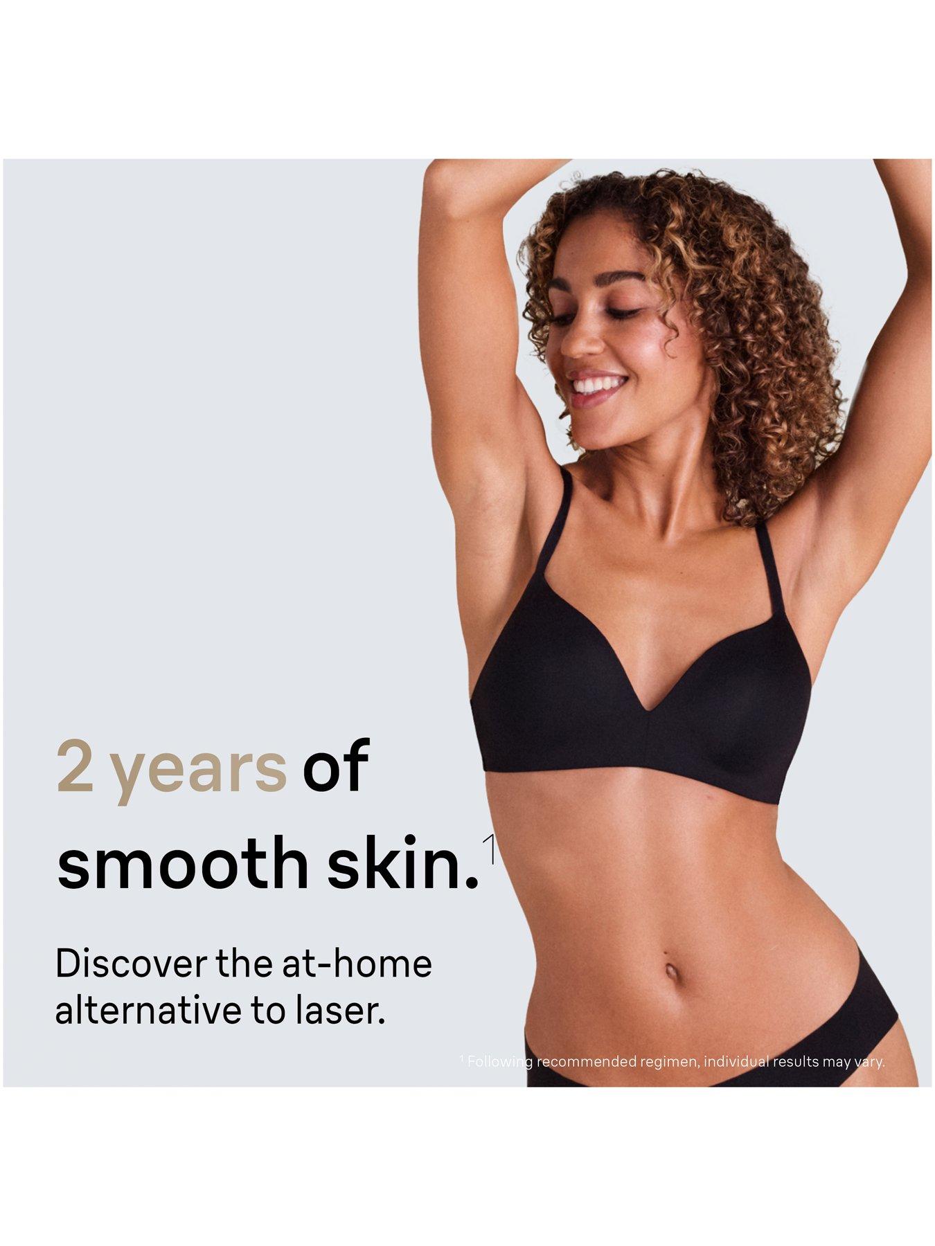 Image 2 of 7 of Braun IPL Silk-Expert Pro 5, At Home Hair Removal Device with Pouch PL5124&nbsp;- White/Gold