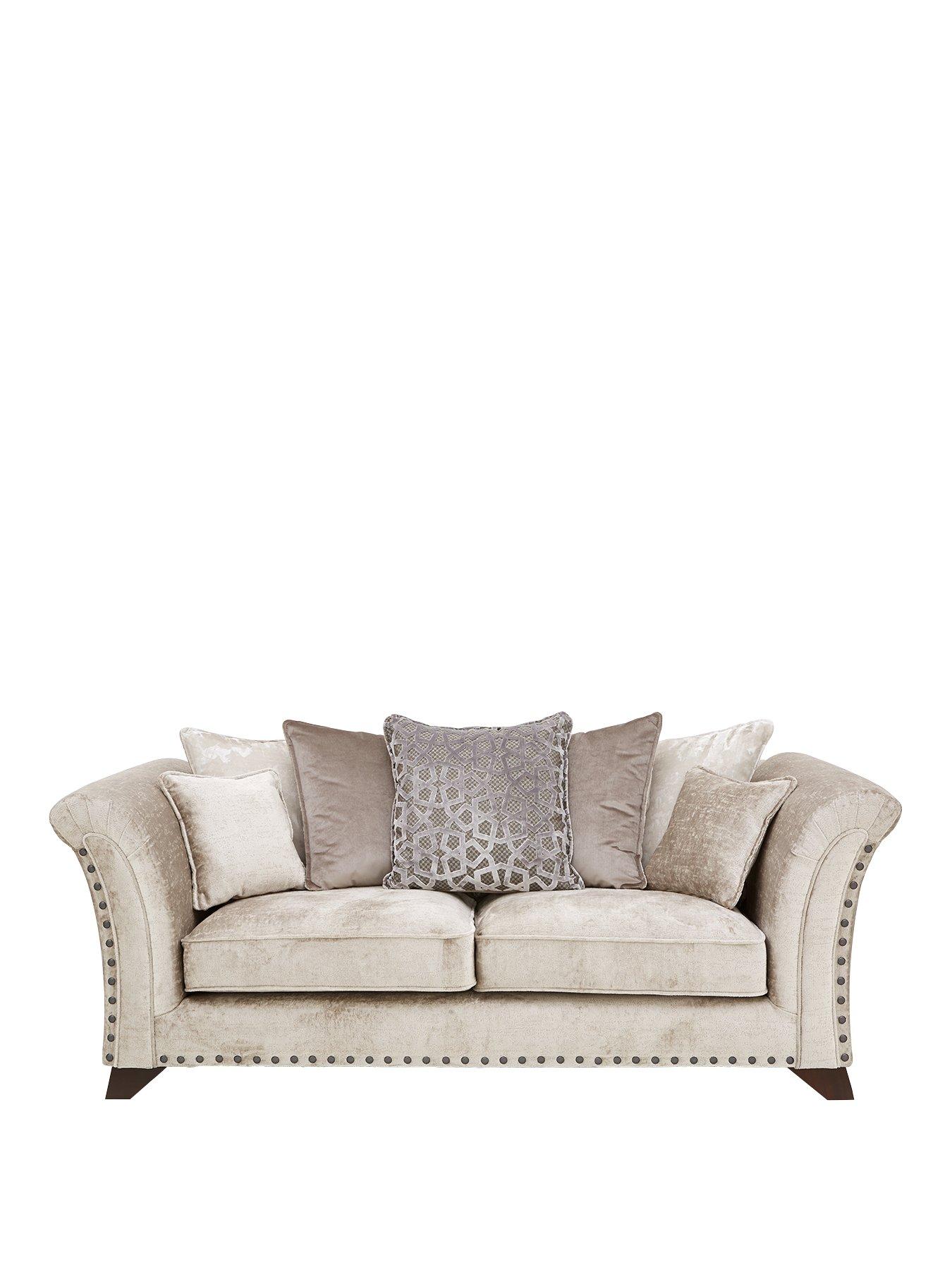 very-home-caprera-fabric-3-seater-sofastillFront