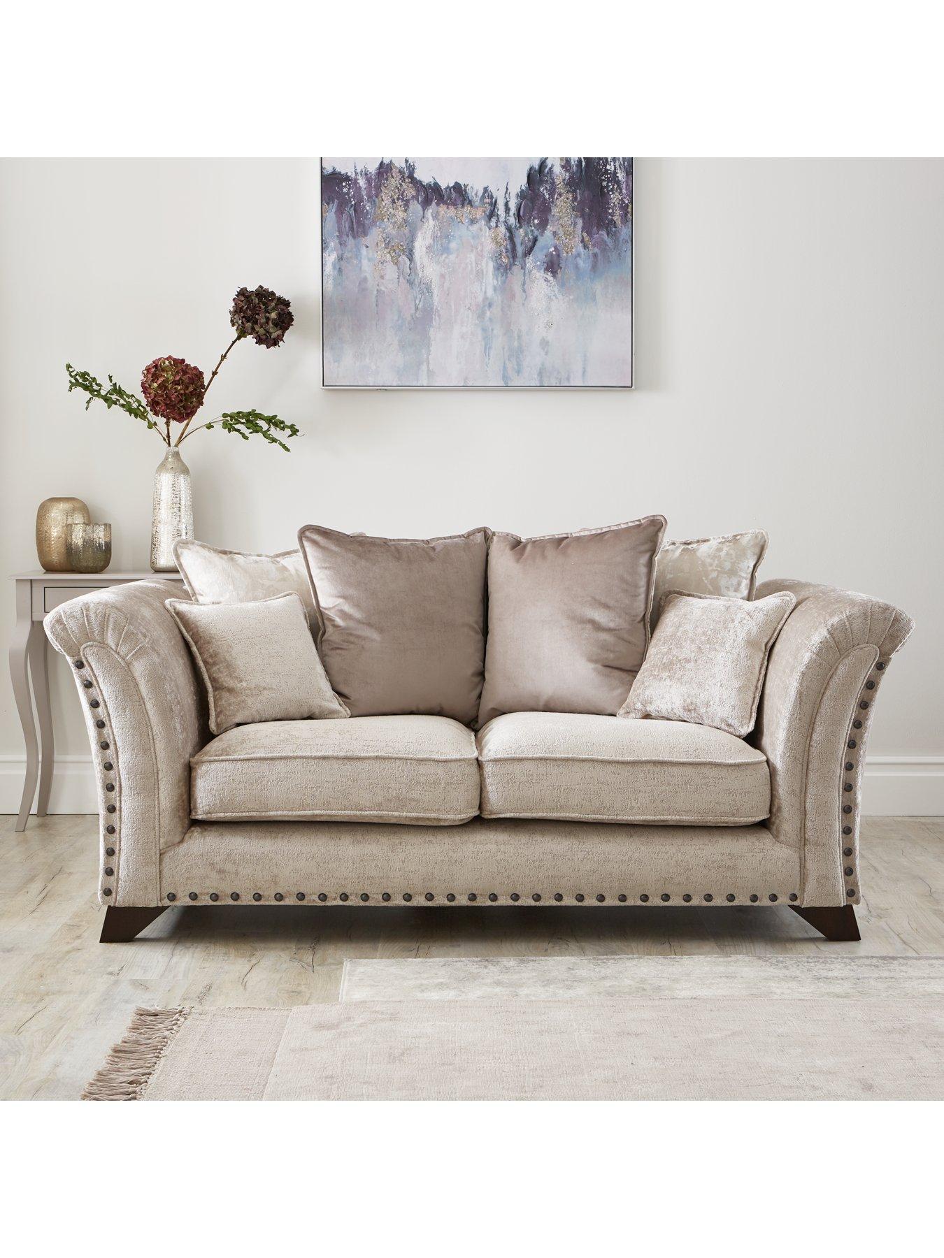 very-home-caprera-fabric-2-seater-scatter-back-sofa