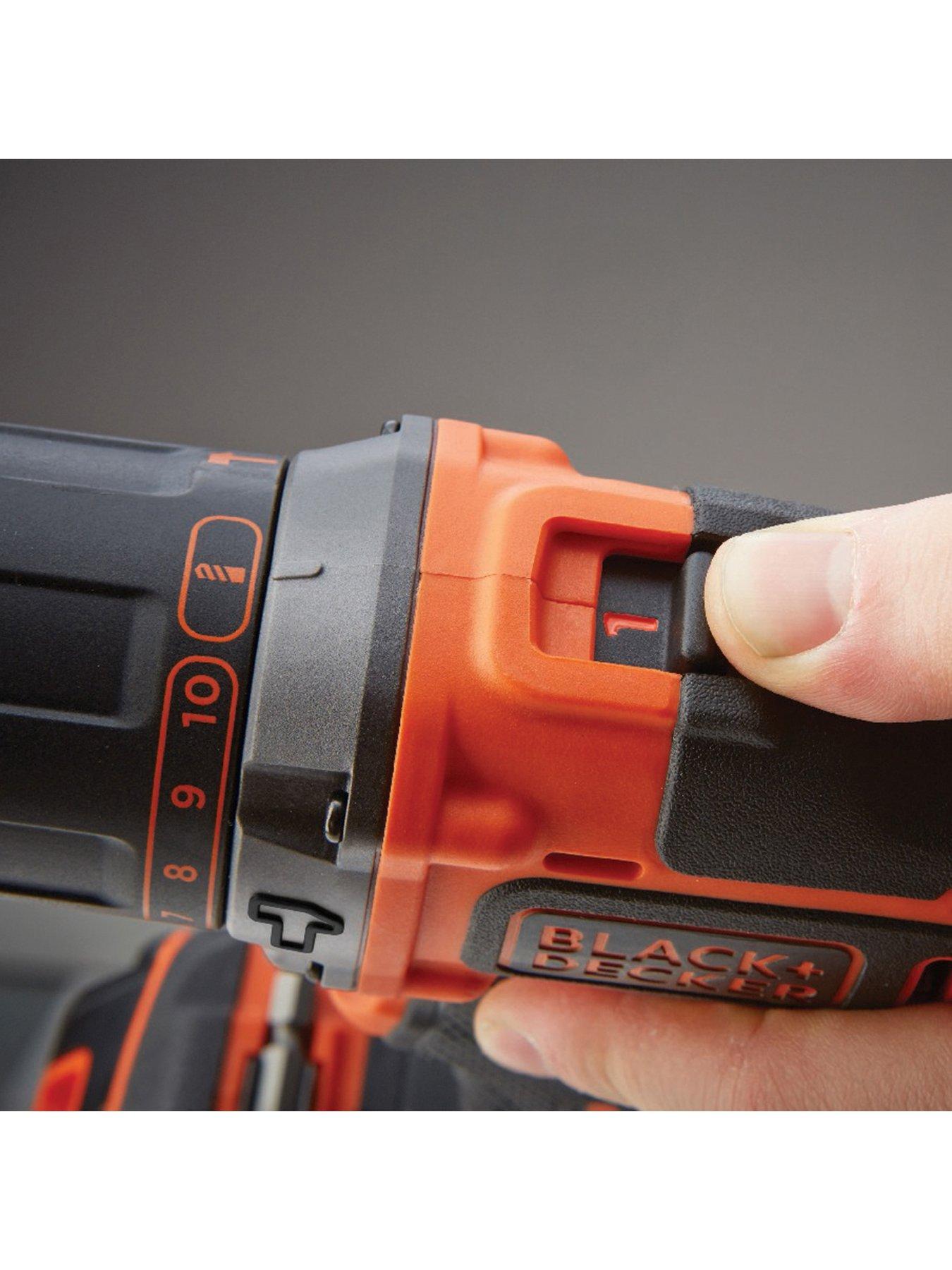Image 5 of 5 of Black & Decker 18V Lithium Ion Twin Pack Kit - 18V Hammer Drill, 18V Impact Driver, 2x 1.5aH batteries, Charger and Soft Bag