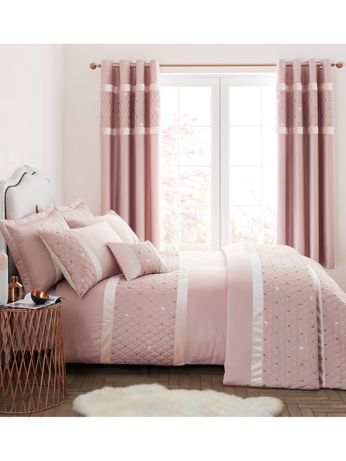 catherine-lansfield-sequin-cluster-duvet-cover-set-blush-pink