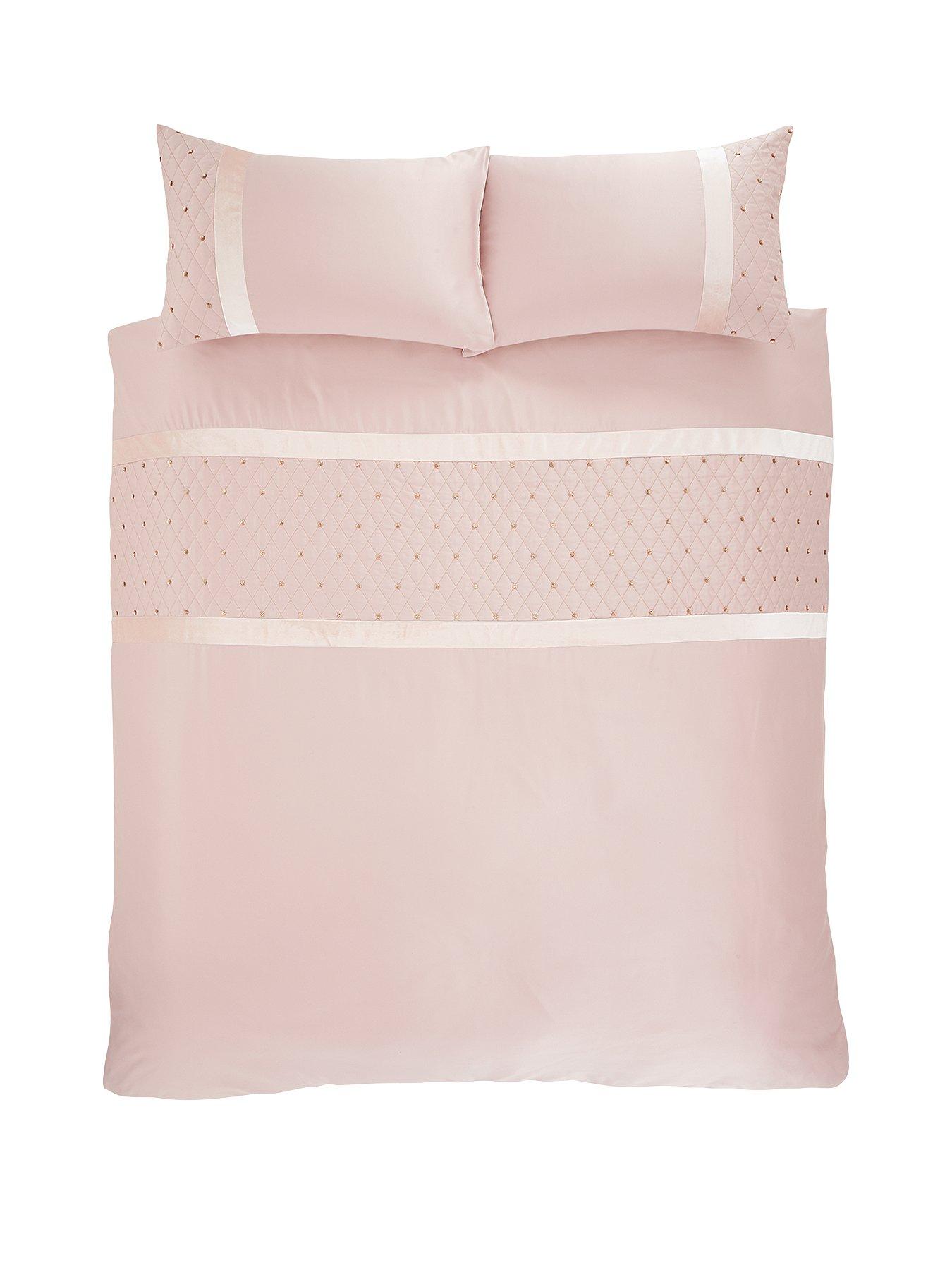 catherine-lansfield-sequin-cluster-duvet-cover-set-blush-pinkstillFront