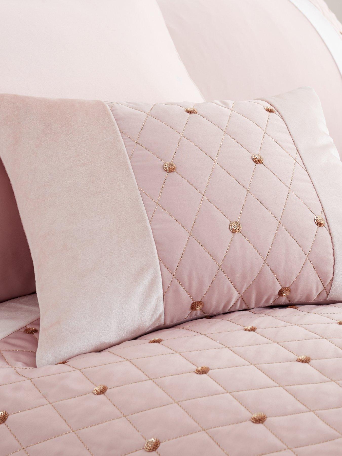 catherine-lansfield-sequin-cluster-duvet-cover-set-blush-pinkdetail