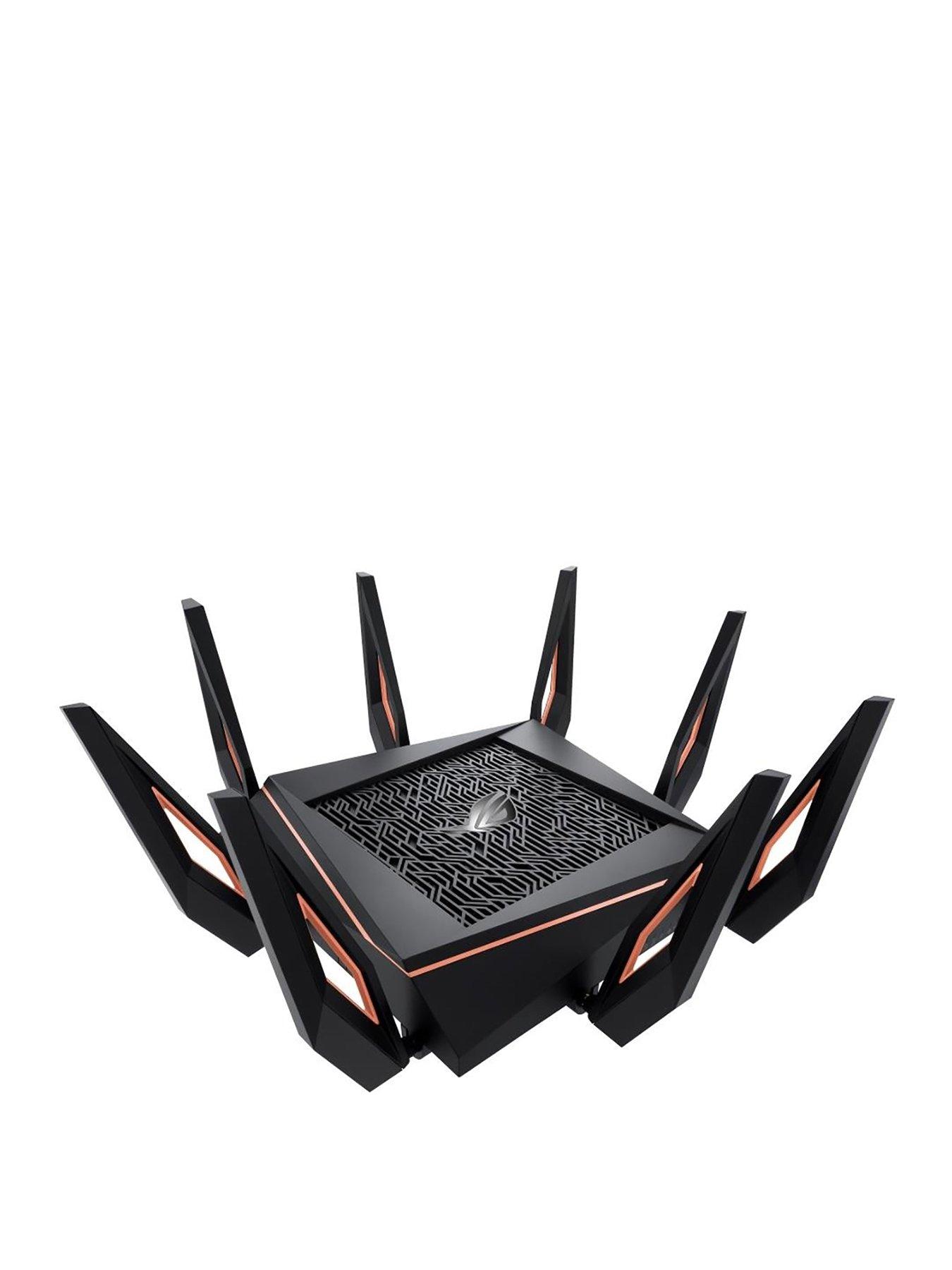 Image 1 of 5 of Asus GT-AX11000 Republic Of Gamers WiFi 6 Tri-Band Wireless AI Mesh Gigabit Gaming Router - PS5 compatible