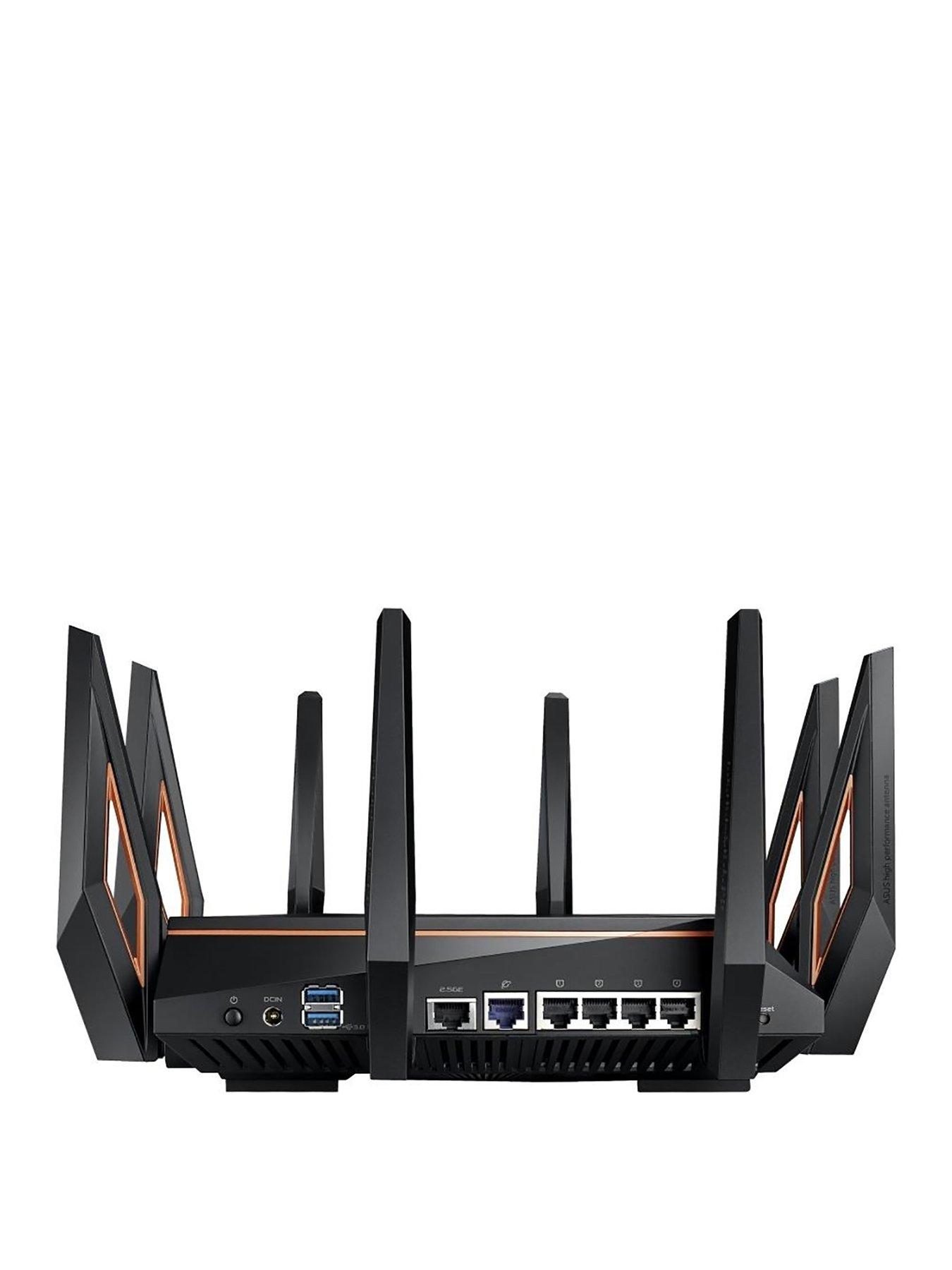 Image 3 of 5 of Asus GT-AX11000 Republic Of Gamers WiFi 6 Tri-Band Wireless AI Mesh Gigabit Gaming Router - PS5 compatible