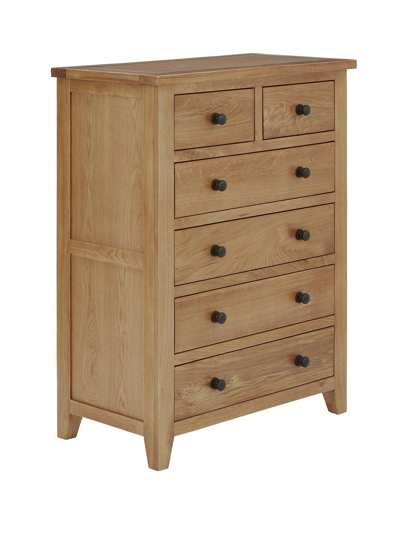 Image 2 of 5 of Julian Bowen Marlborough Ready Assembled 4 + 2 Drawer Chest