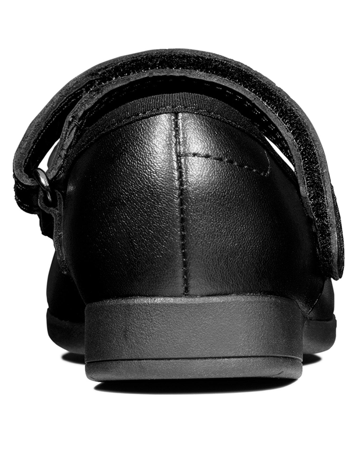 Image 2 of 7 of Clarks Scala Tap Bow School Shoes - Black Leather