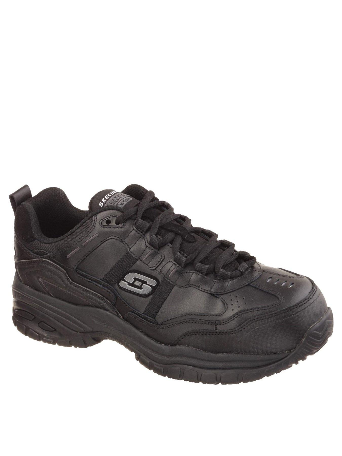 Skechers Relaxed Fit Lace Up Shoe - Black | Ireland