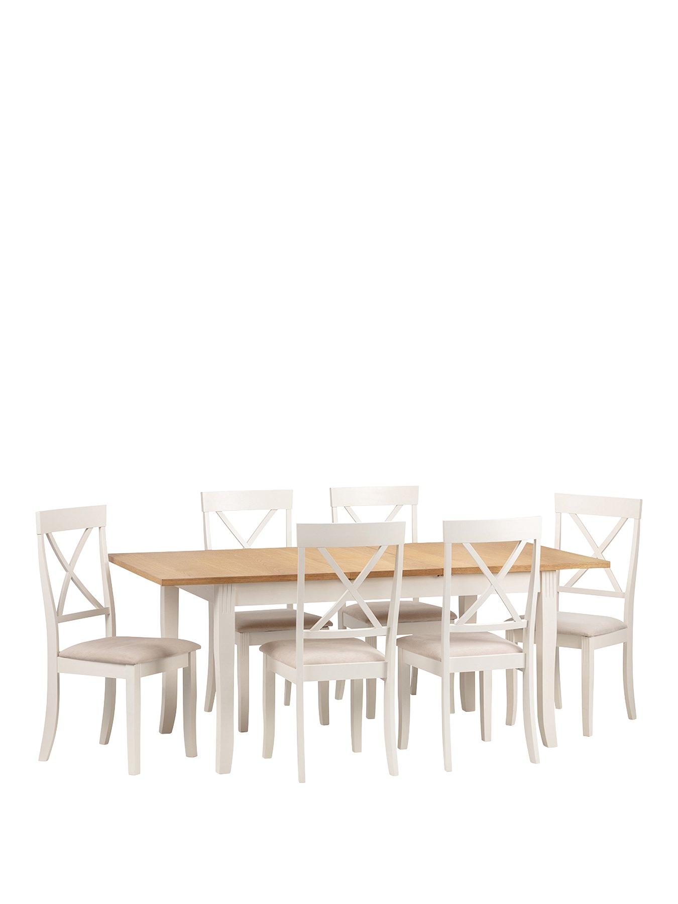 julian-bowen-davenport-150--nbsp189-cm-extending-dining-table-6-chairsstillFront