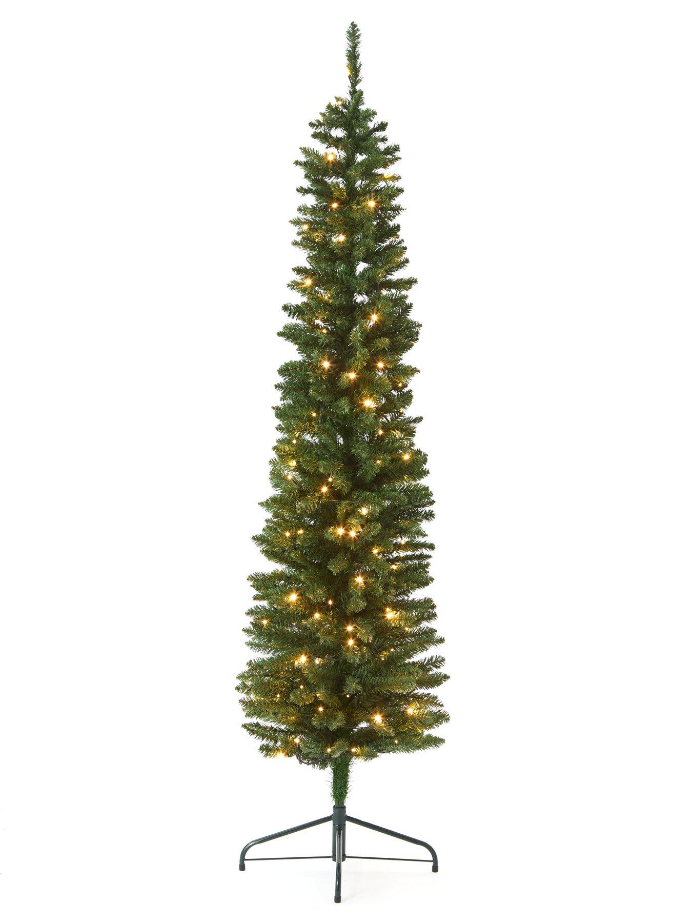 very-home-pre-lit-pencil-christmas-tree-6ftstillFront