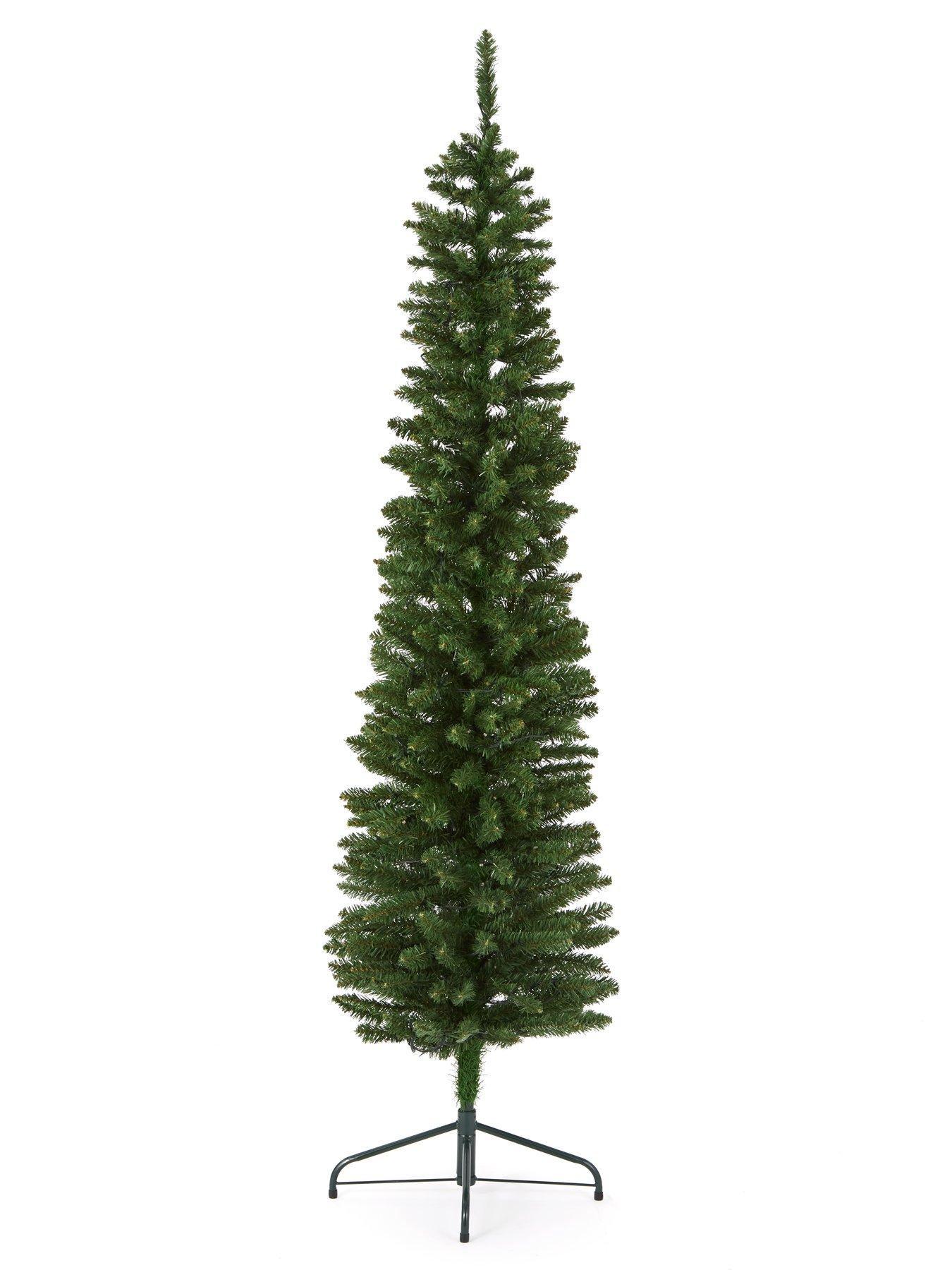 very-home-pre-lit-pencil-christmas-tree-6ftback