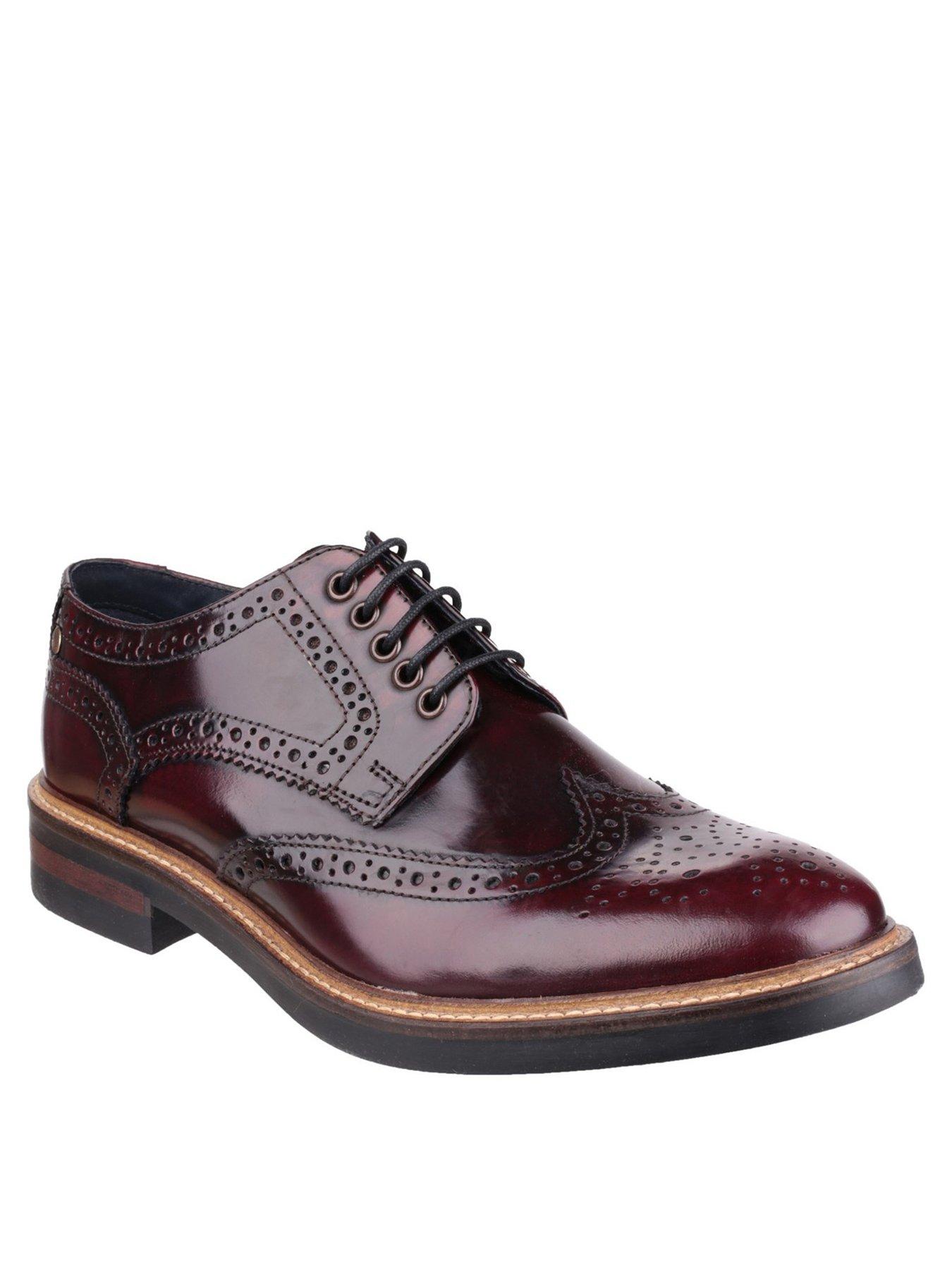 base-london-woburn-brogue-shoe-red