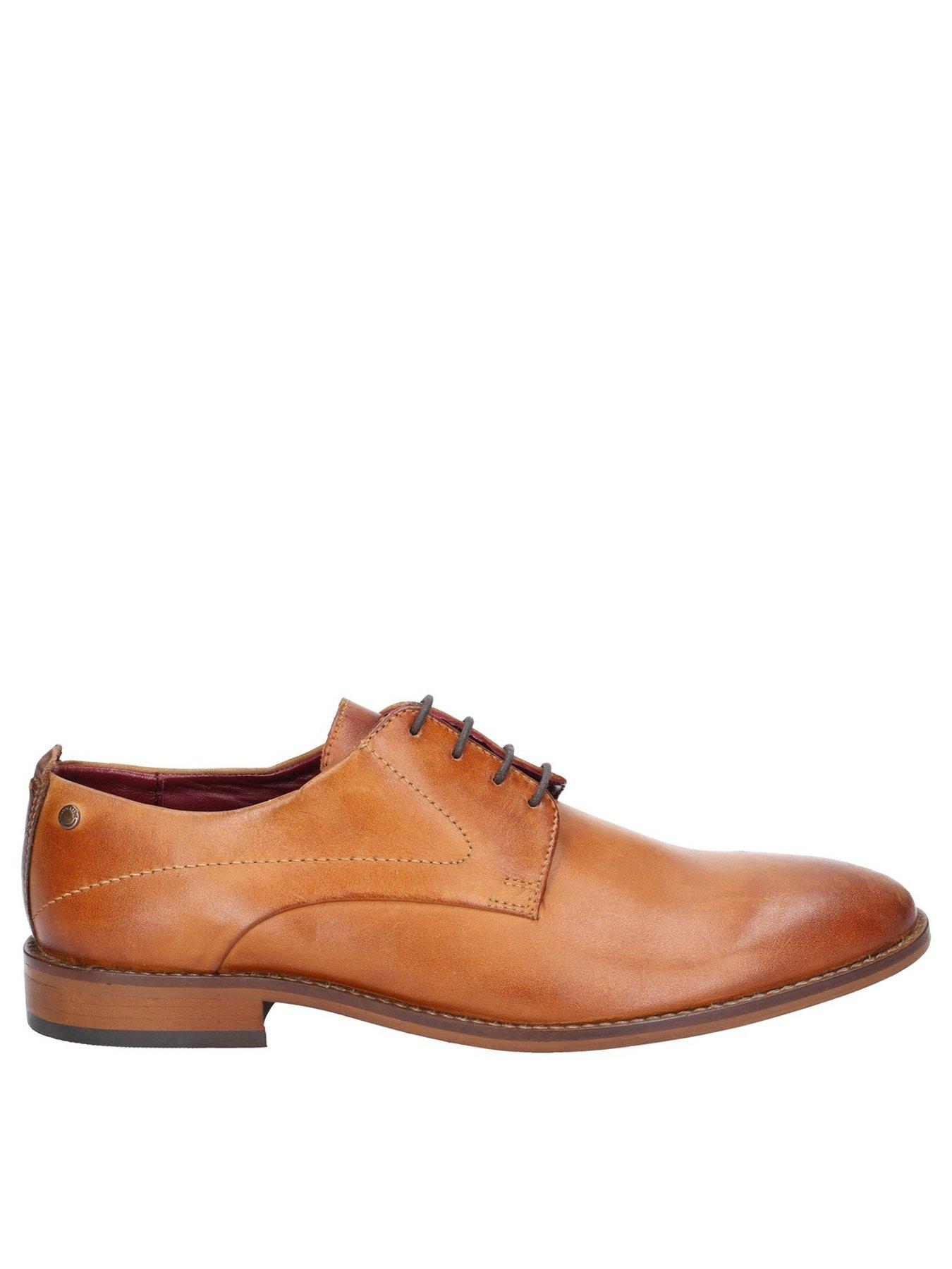 Image 3 of 4 of Base London Base London Script Washed Leather Lace Up Shoe