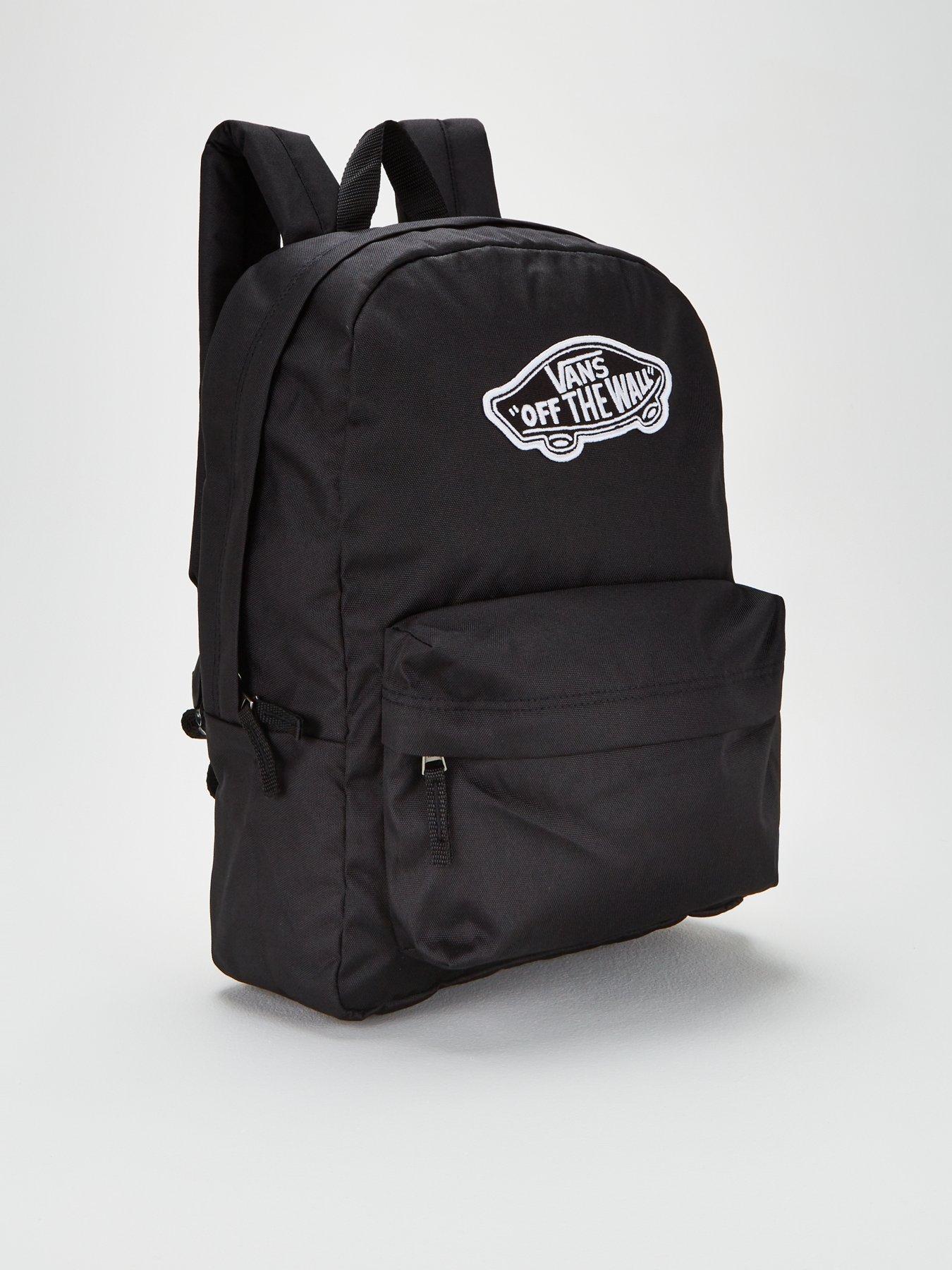 Vans realm backpack black new arrivals