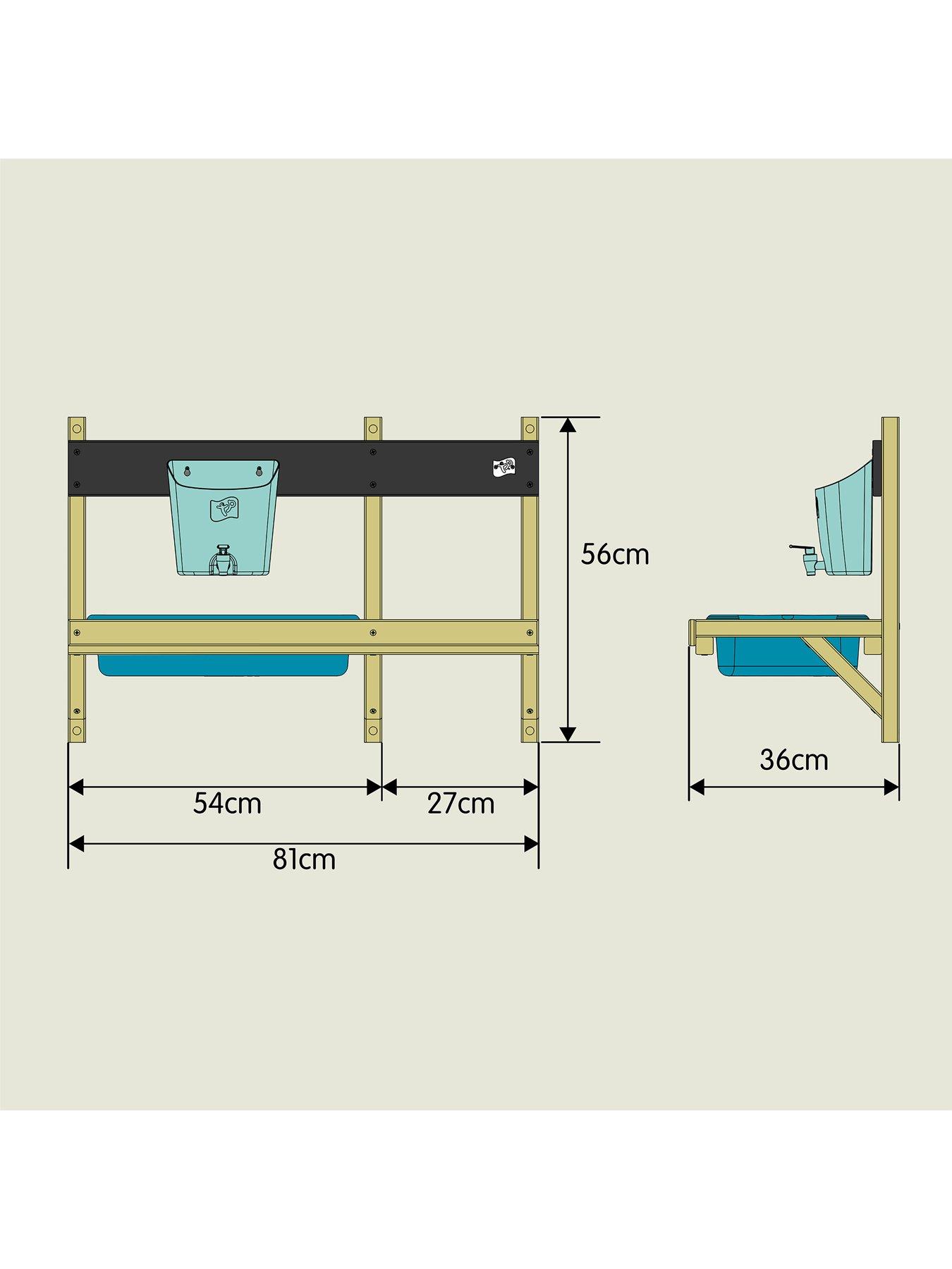 Image 6 of 6 of TP Early Fun Mud Kitchen Playhouse Accessory