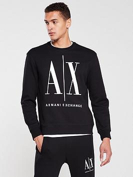 armani-exchange-large-embroidered-logo-sweatshirt-black