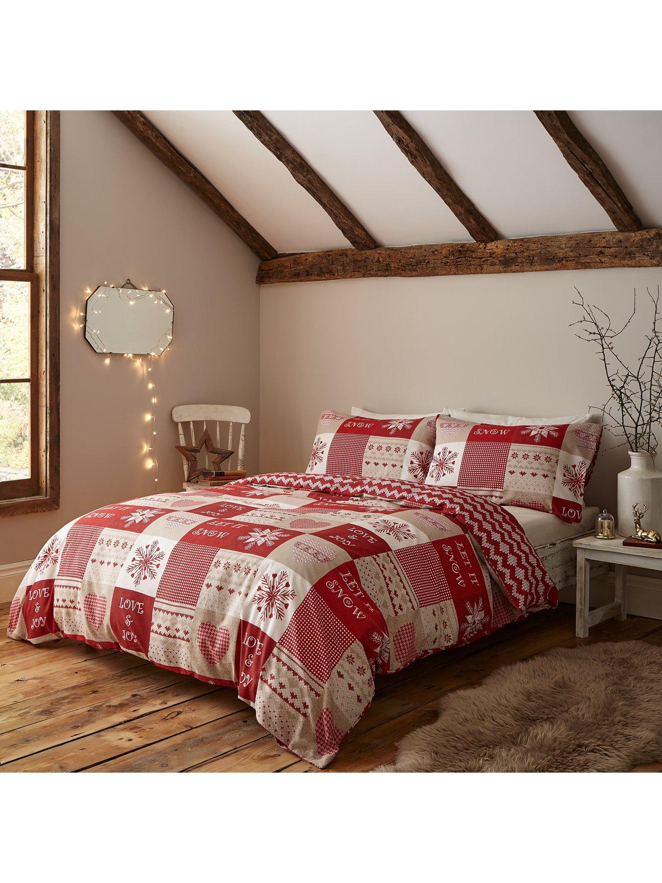 catherine-lansfield-let-it-snow-christmas-duvet-cover-set