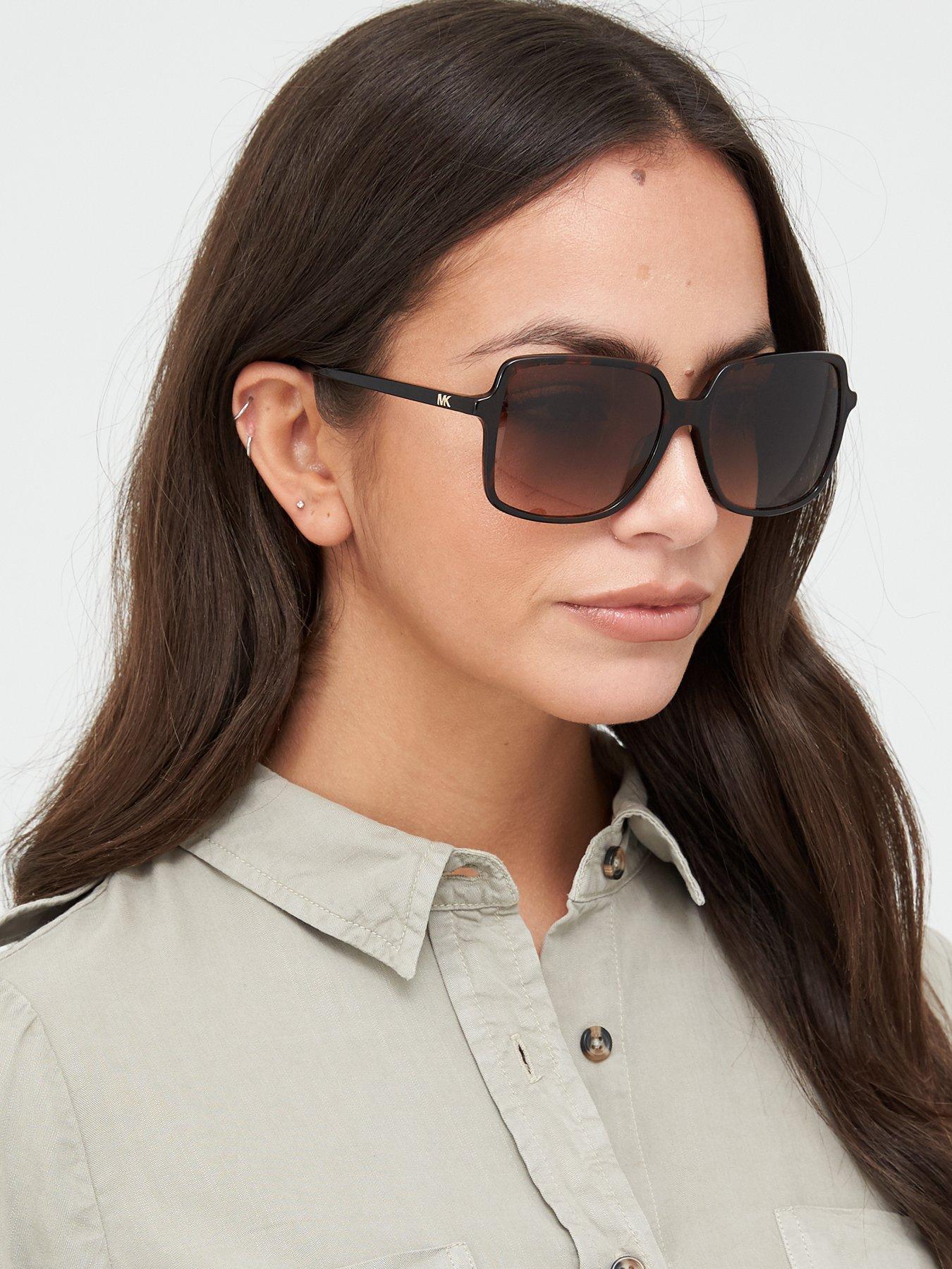 Image 1 of 5 of Michael Kors Isle Of Palms Square Sunglasses New Tort