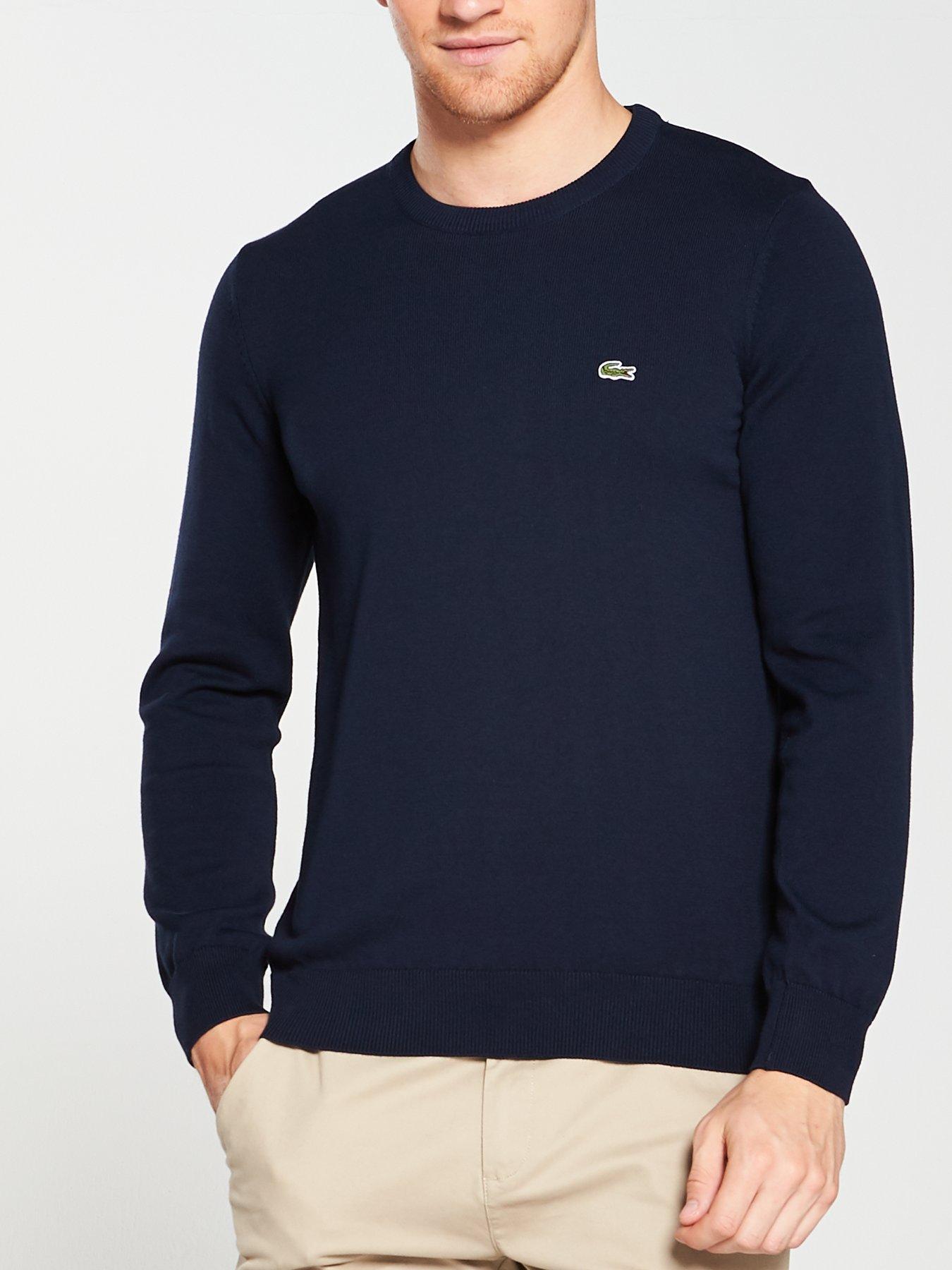 lacoste-crew-knit-jumper-navyfront