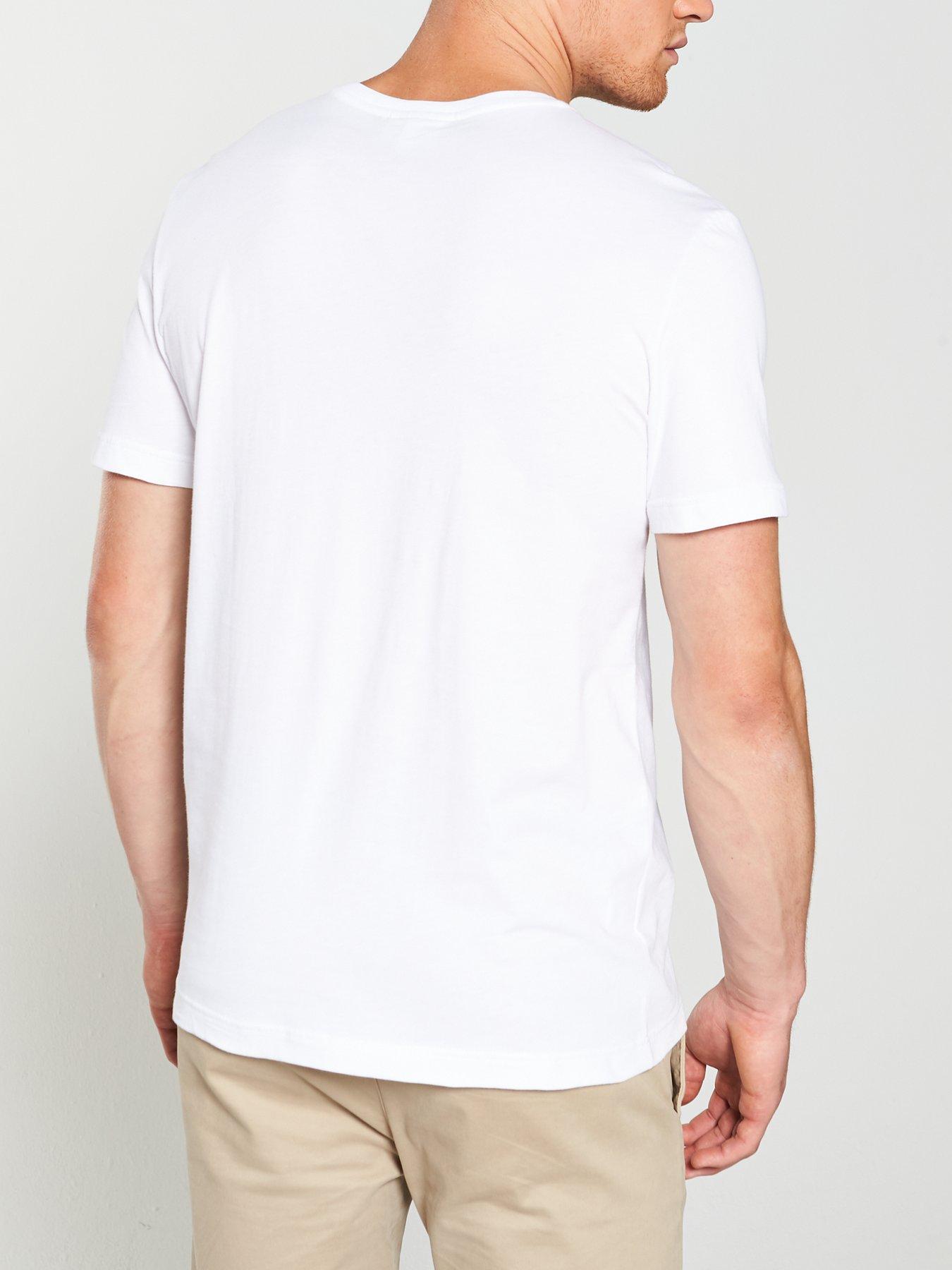 Image 2 of 4 of Lacoste Cotton Small Logo T Shirt - White