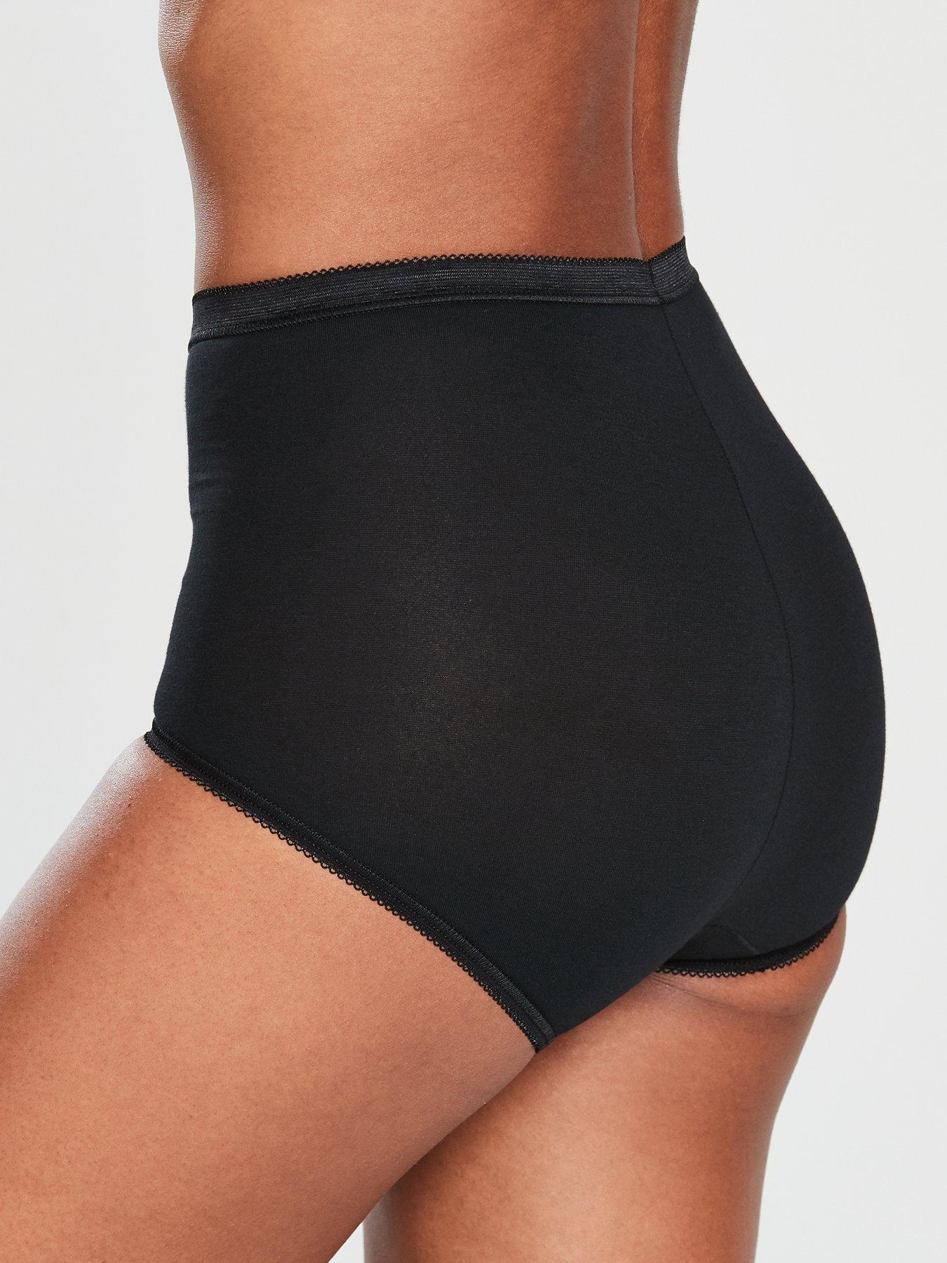 6 Pack Maxi Briefs - Black