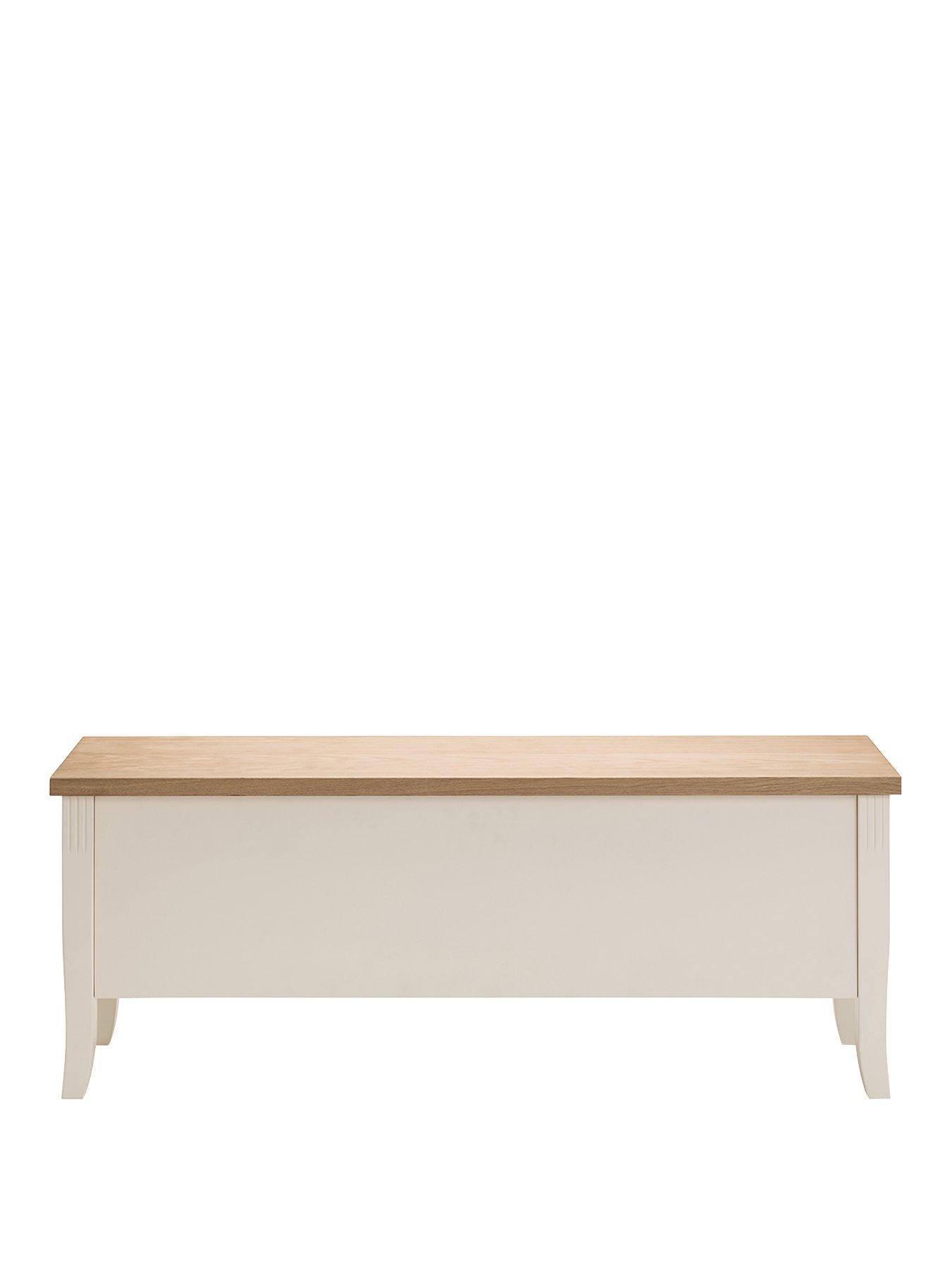 Image 2 of 5 of Julian Bowen Davenport&nbsp;Solid Wood and Oak Veneer Storage Bench