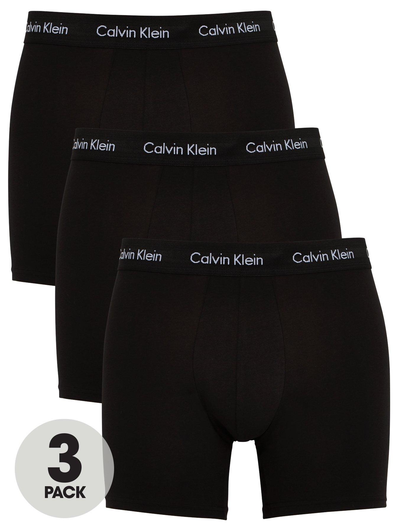 Calvin Klein Calvin Klein 3 Pack Boxer Briefs Black Very Ireland