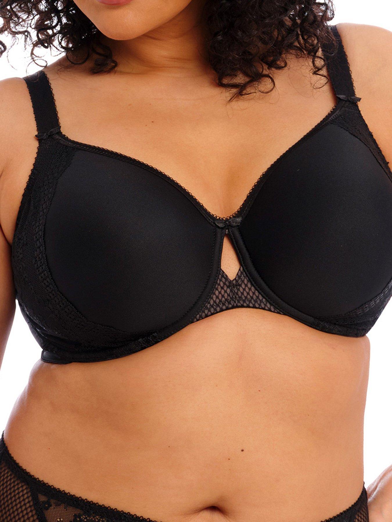 Image 1 of 3 of Elomi Charley Underwired Bandless Spacer Moulded Bra - Black&nbsp;