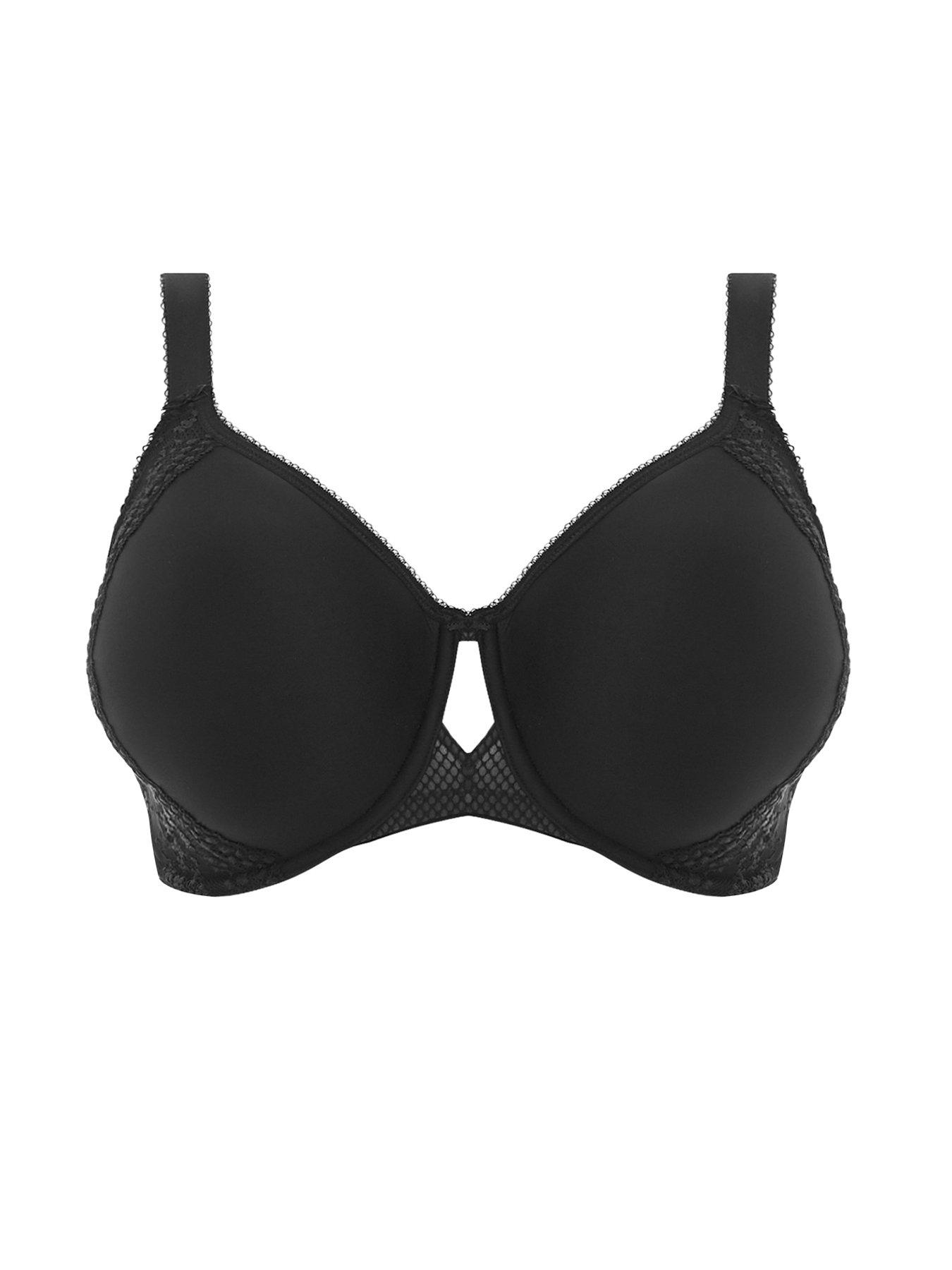 Image 3 of 3 of Elomi Charley Underwired Bandless Spacer Moulded Bra - Black&nbsp;