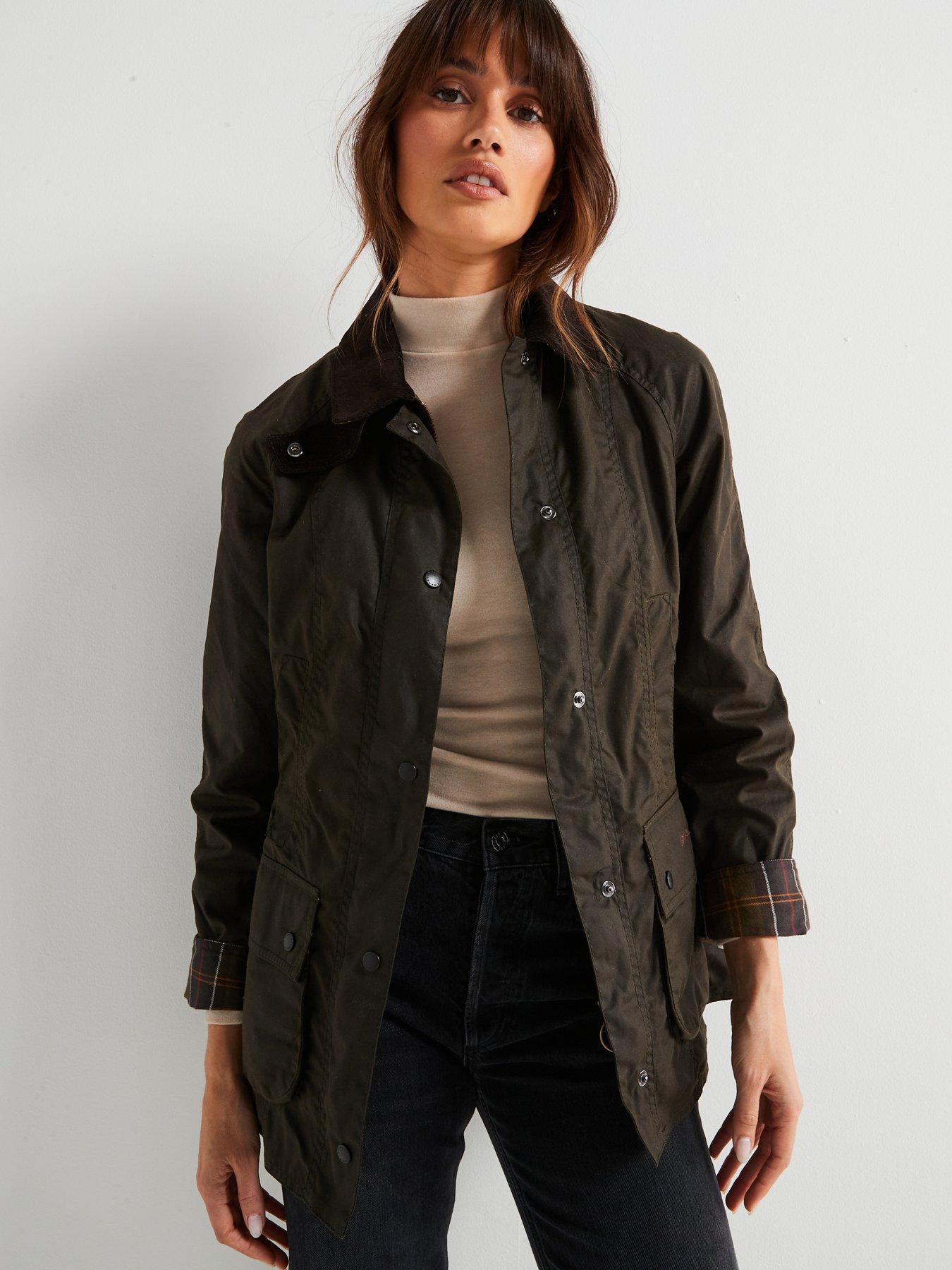 Leather Barbour Ladies Belted Wax Jackets Barbour Winter Belted - Main Image