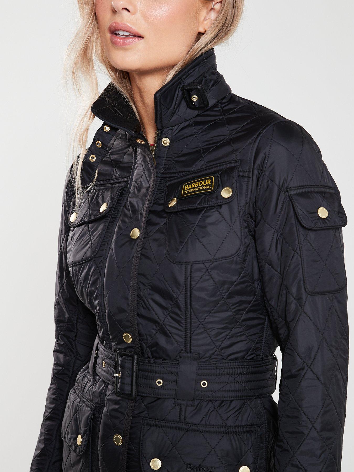 Barbour international polarquilt jacket black online