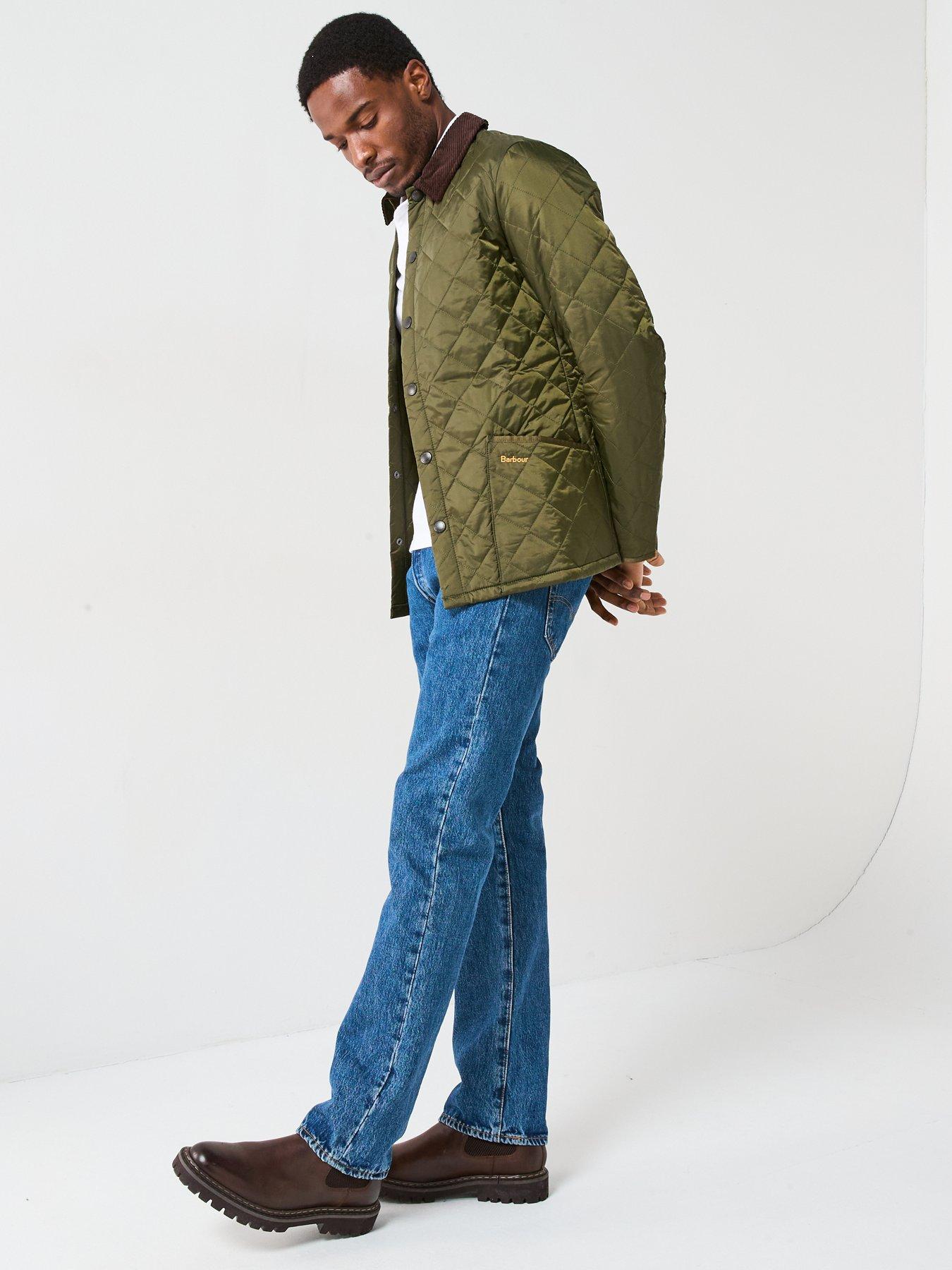 Image 3 of 3 of Barbour Barbour Heritage Liddesdale Quilted Jacket - Dark Green