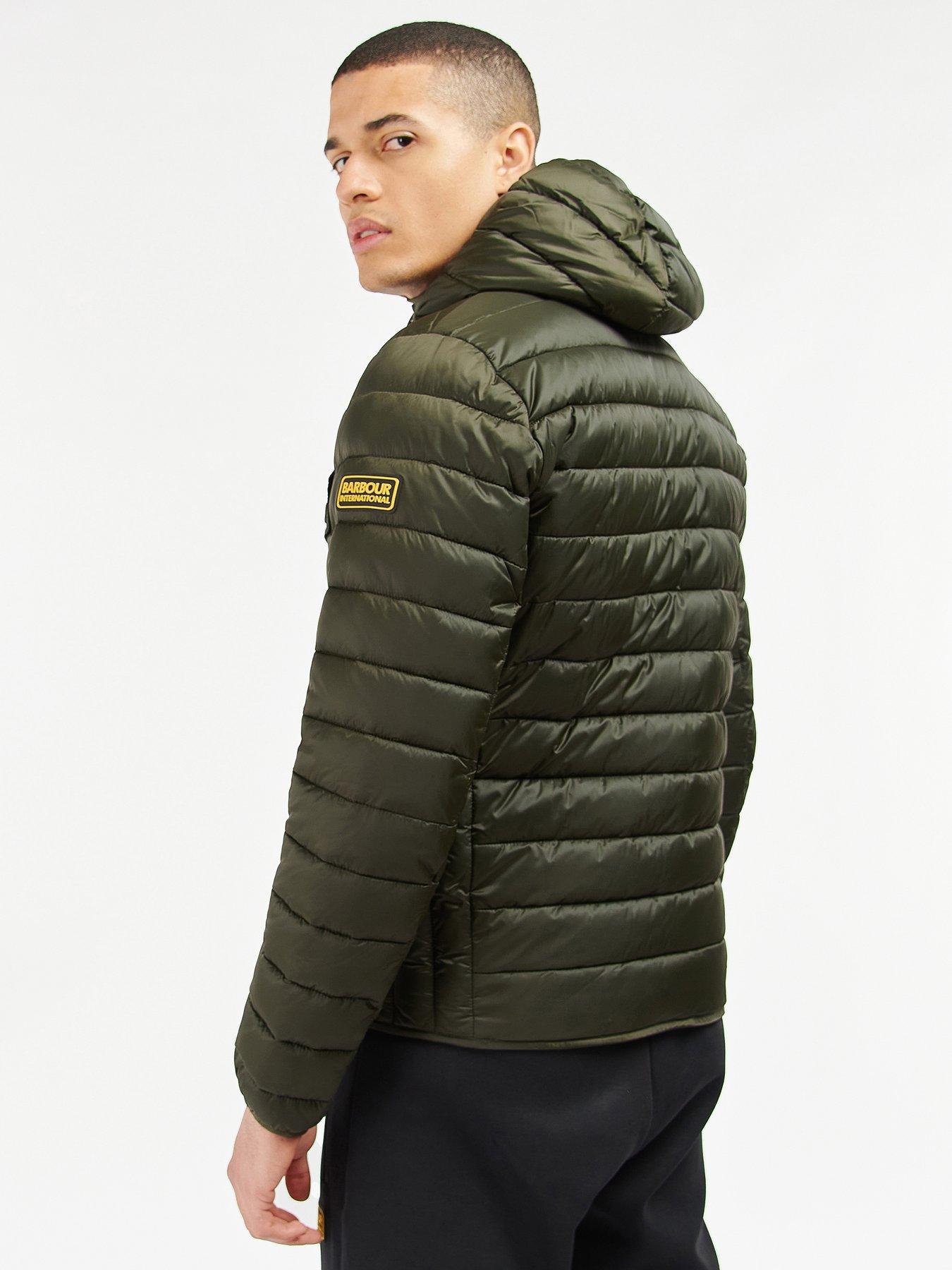 Barbour ouston hooded store quilted jacket