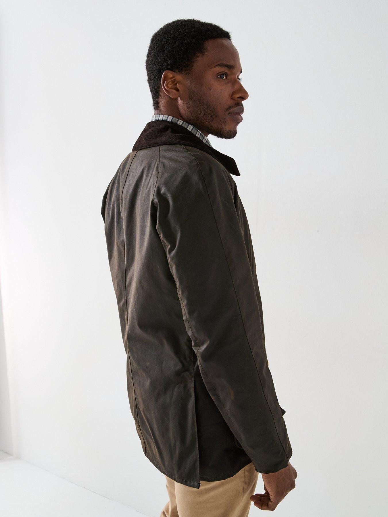 Image 2 of 6 of Barbour Ashby Wax Jacket - Olive Green