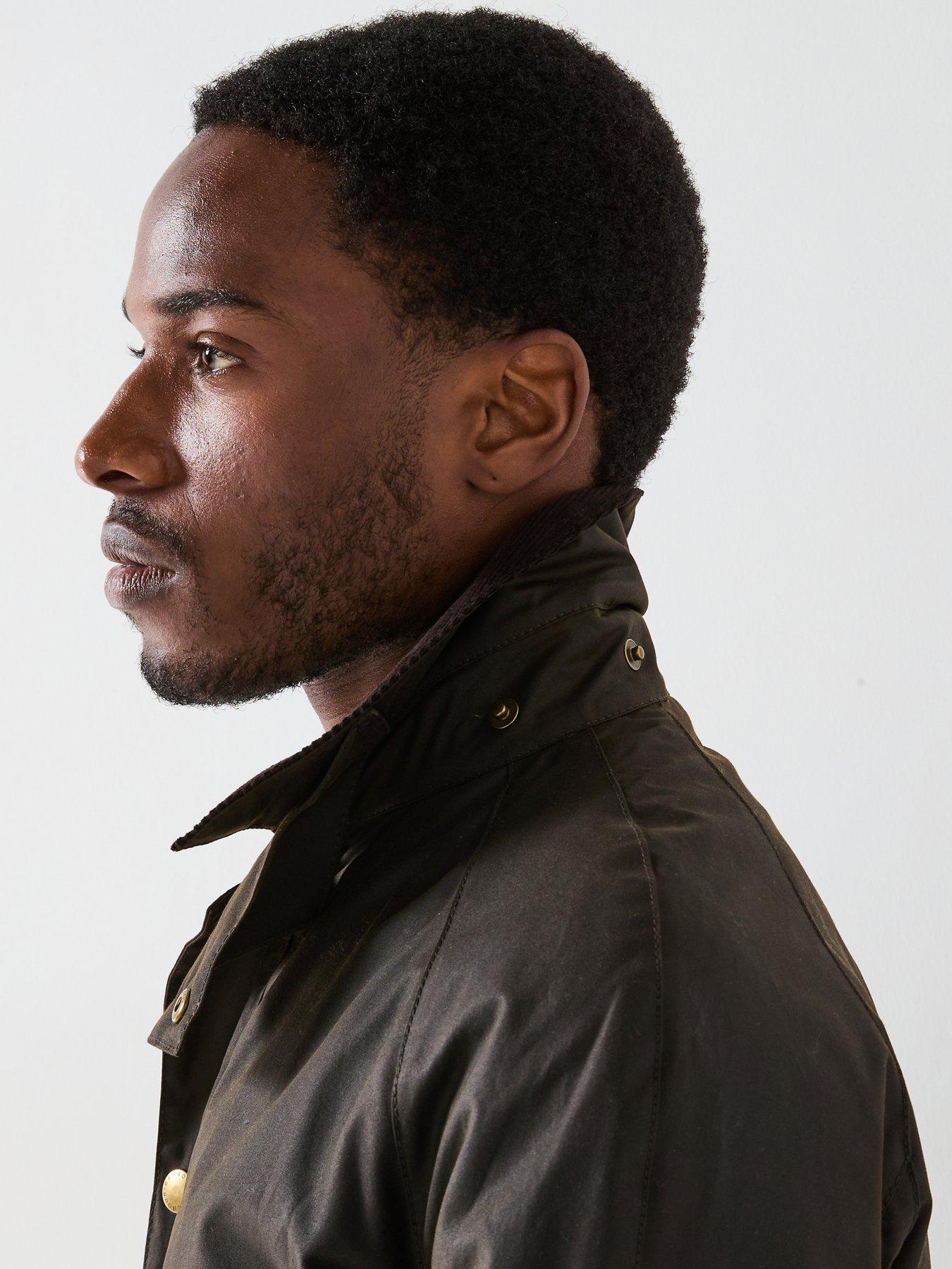 Image 4 of 6 of Barbour Ashby Wax Jacket - Olive Green