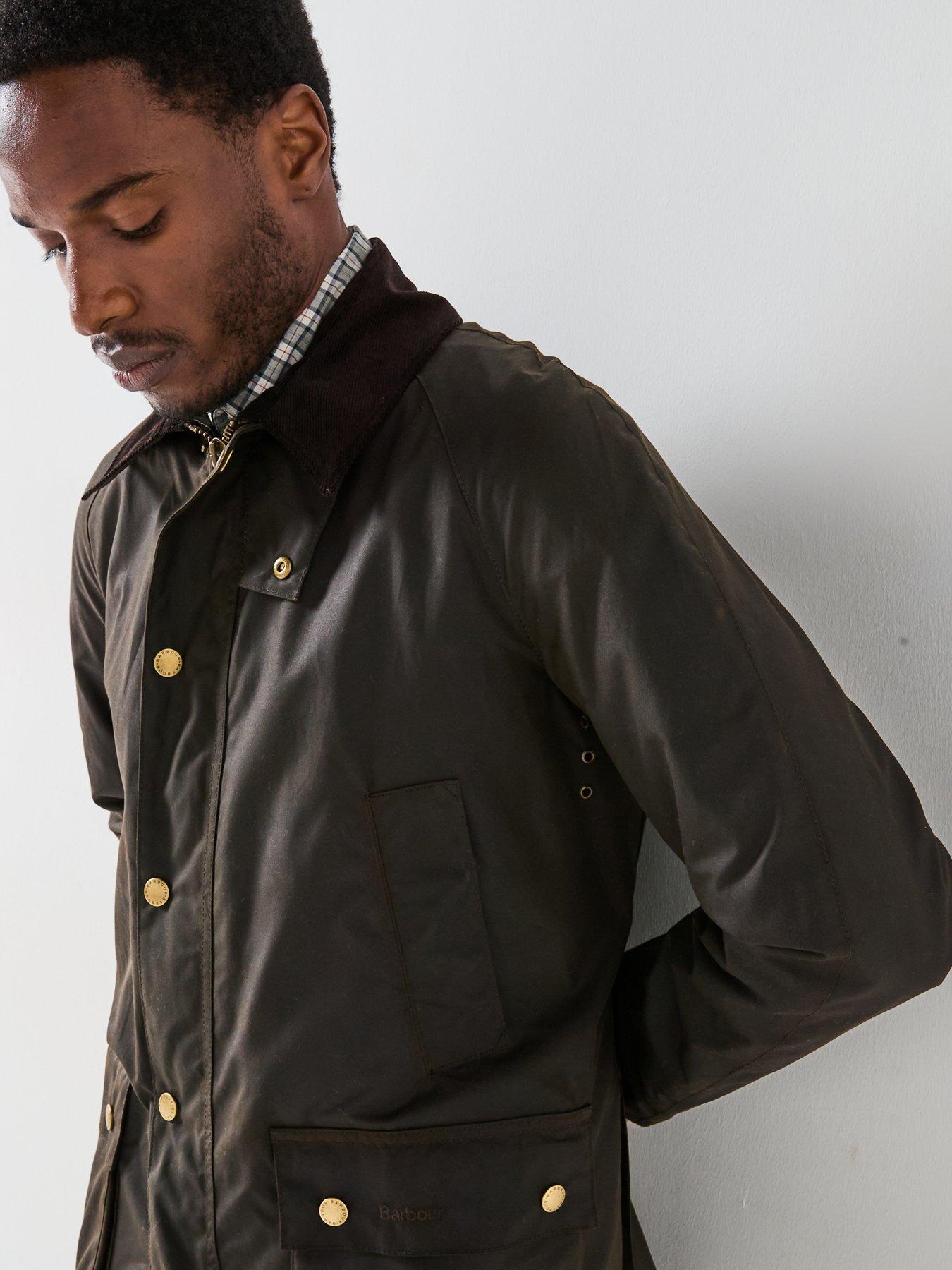 Image 6 of 6 of Barbour Ashby Wax Jacket - Olive Green