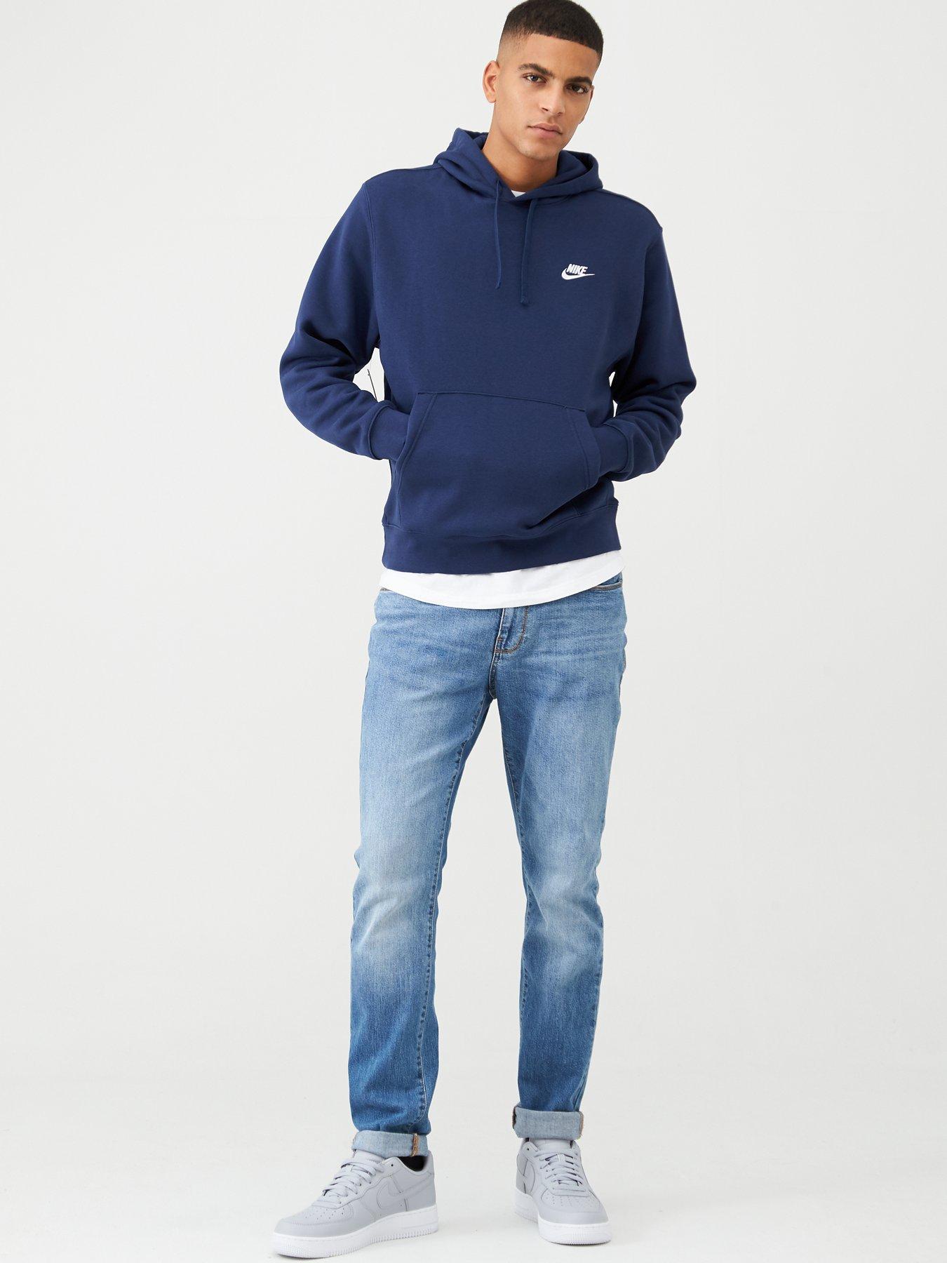 Mens navy store nike sweatshirt