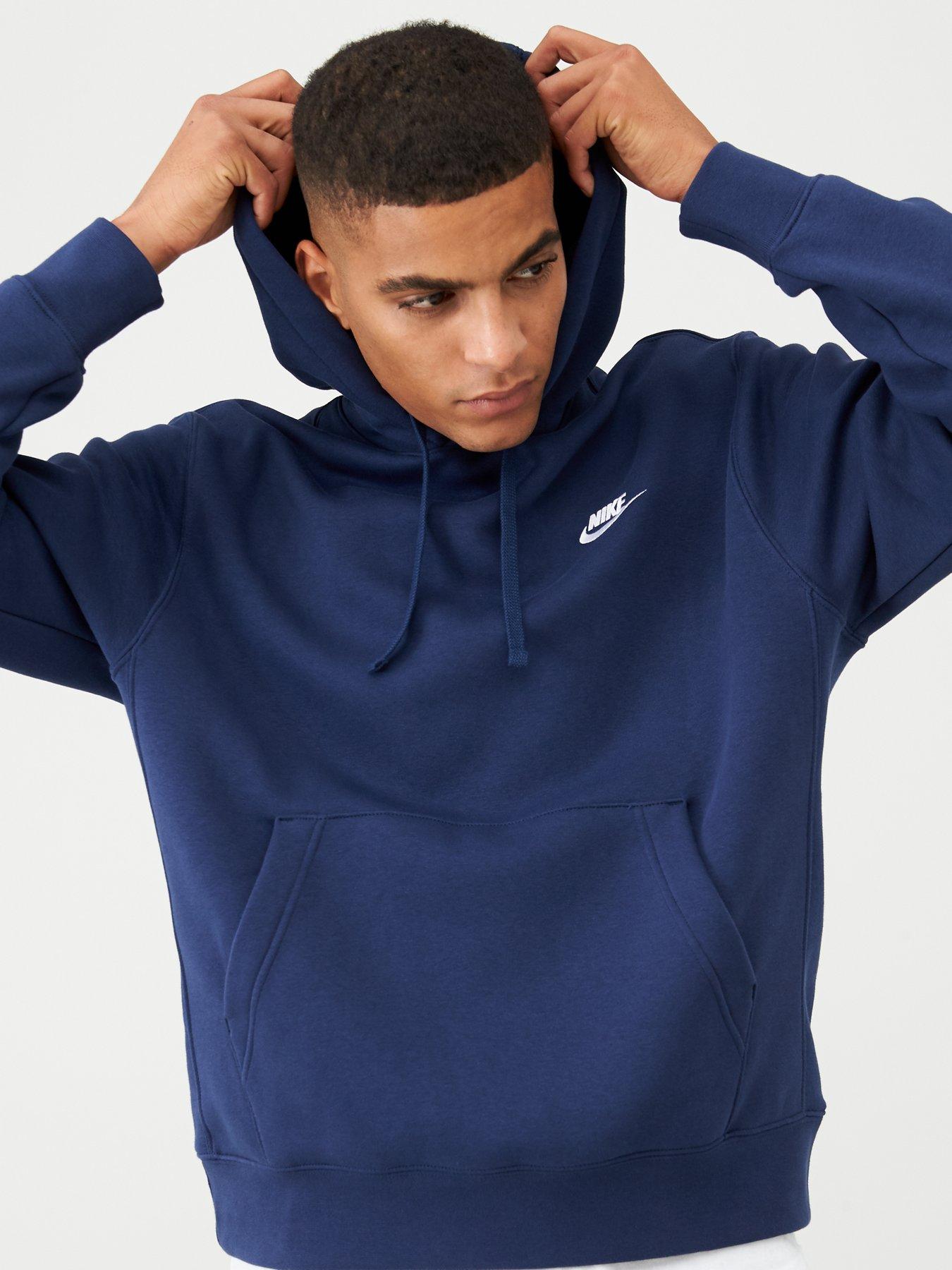 Nike Sportswear Club Fleece Overhead Hoodie - Navy