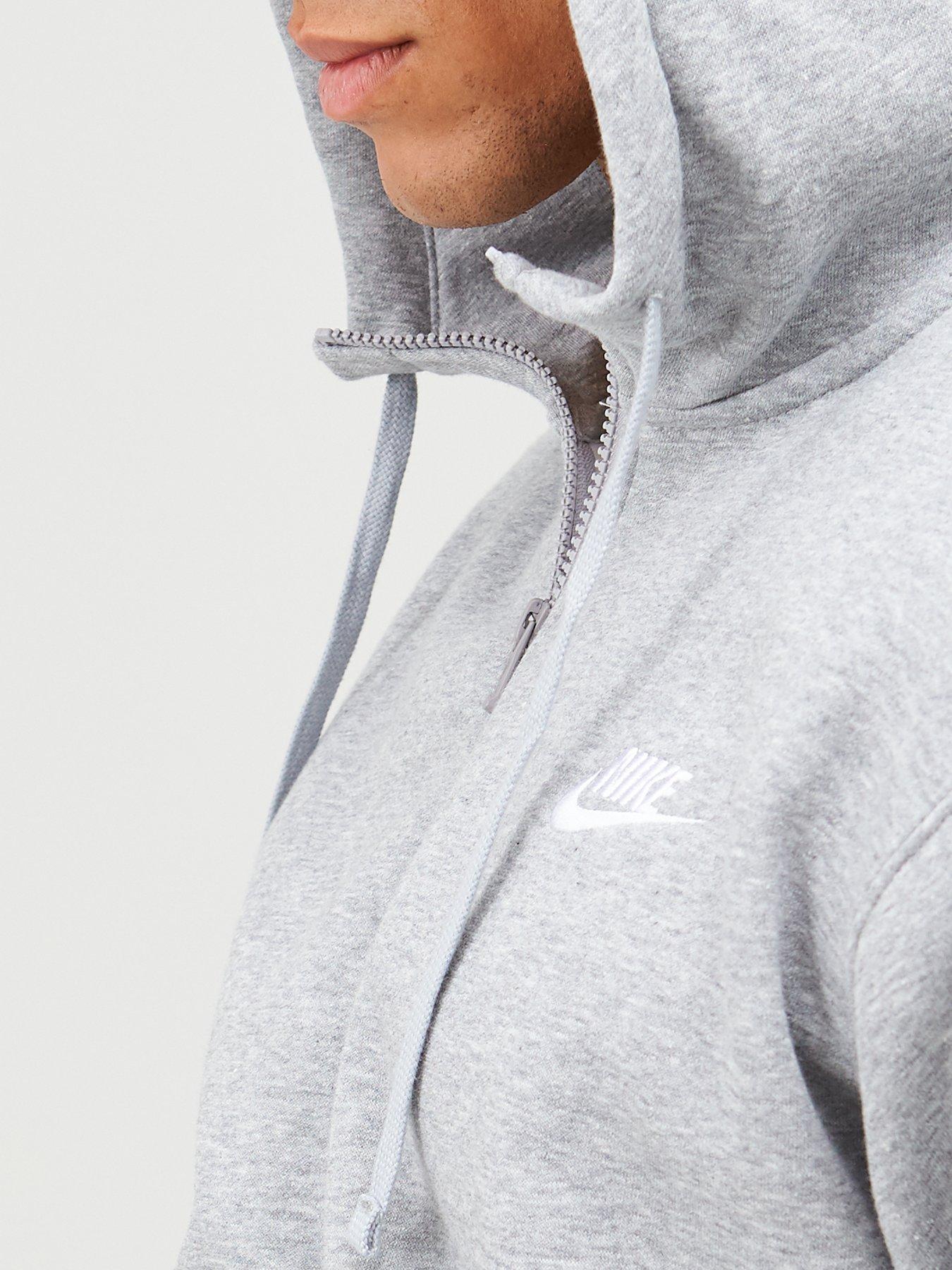 Nike Sportswear Club Fleece Full Zip Hoodie - Dark Grey