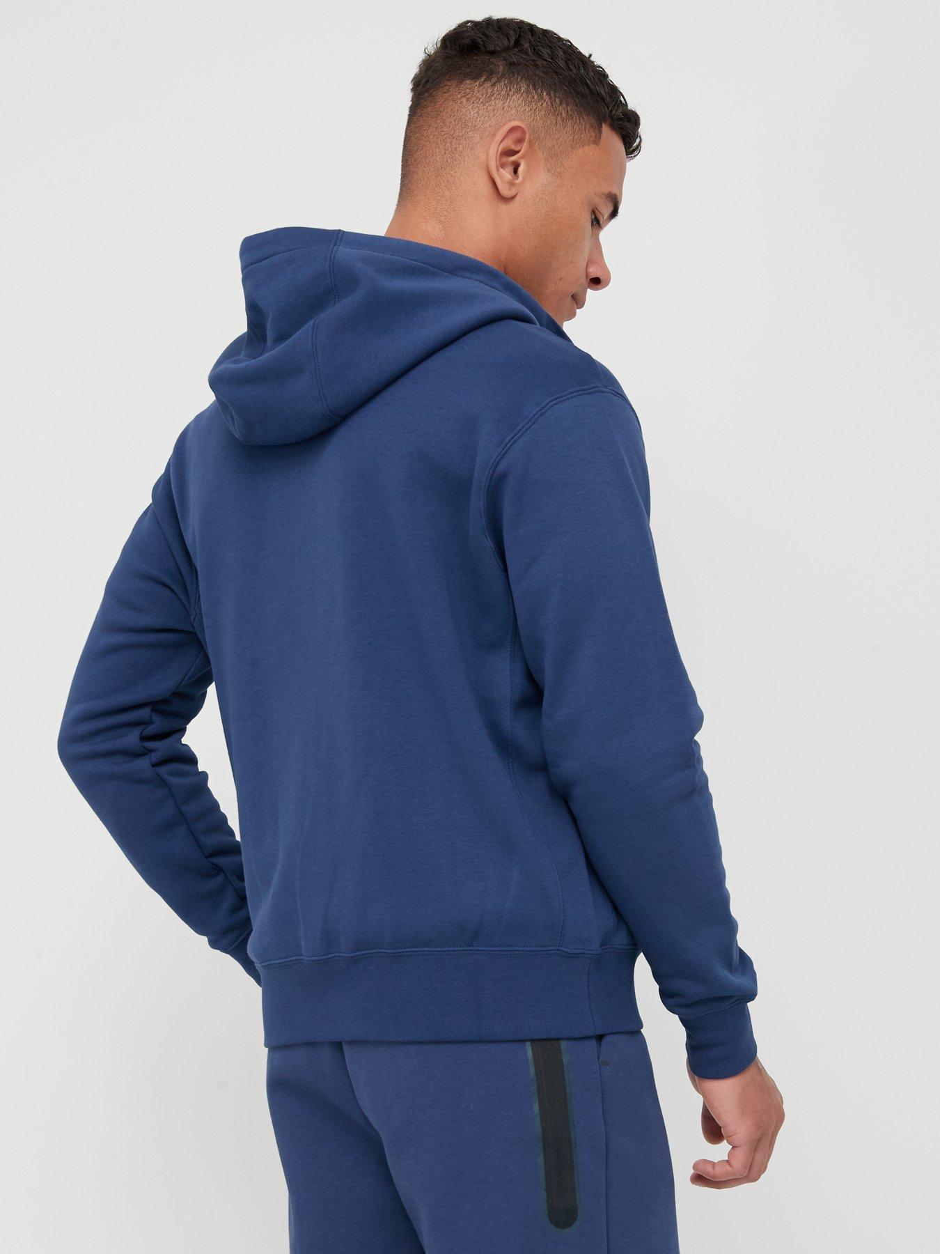 Nike Sportswear Club Fleece Full Zip Hoodie - Navy