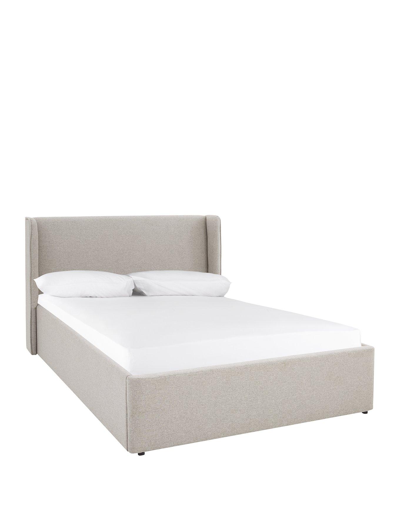 Image 2 of 6 of Very Home Camden End Lift Up Storage Ottoman Bed Frame with Mattress Options (Buy &amp; SAVE! ) - Grey - FSC&reg; Certified