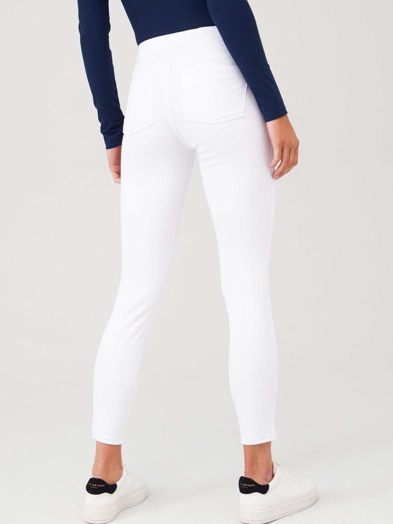 Assets By Spanx Women's Denim Skinny Leggings - White M : Target