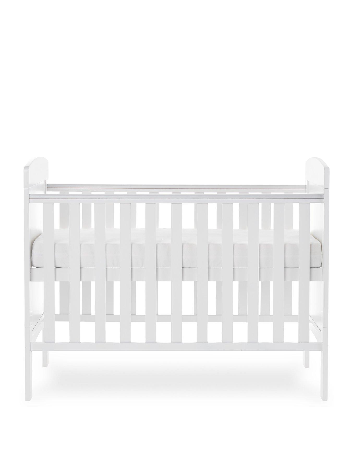 Obaby Grace Mini Cot Bed - White