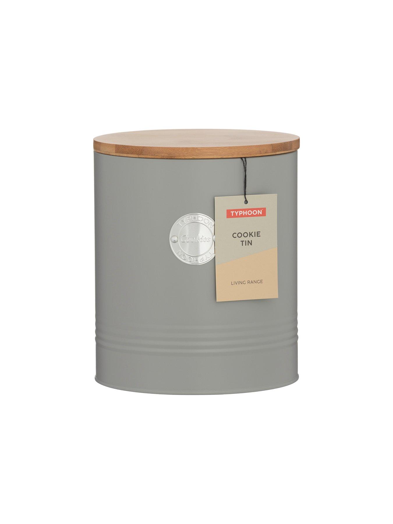 Image 2 of 6 of Typhoon Living Cookie Tin &ndash; Grey