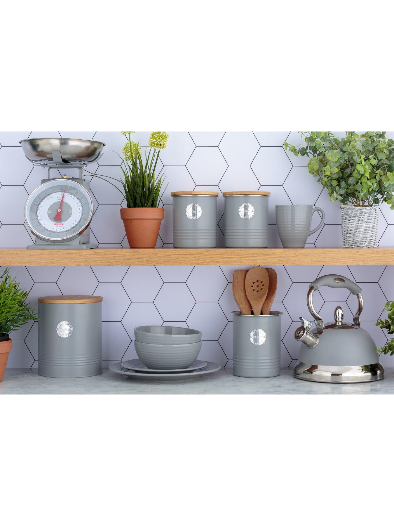 Image 6 of 6 of Typhoon Living Cookie Tin &ndash; Grey