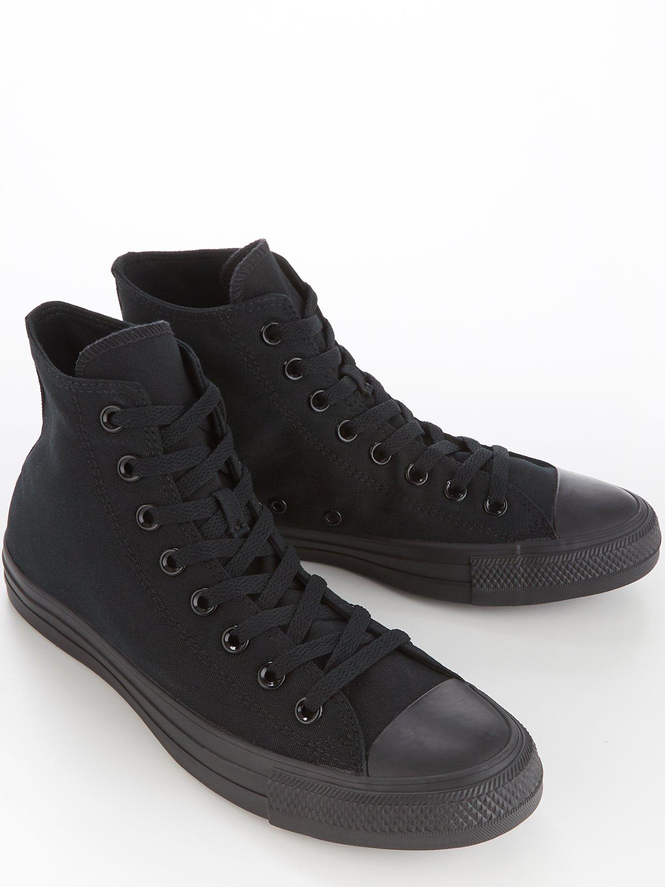 Image 2 of 6 of Converse Mens Hi Top Trainers - Black