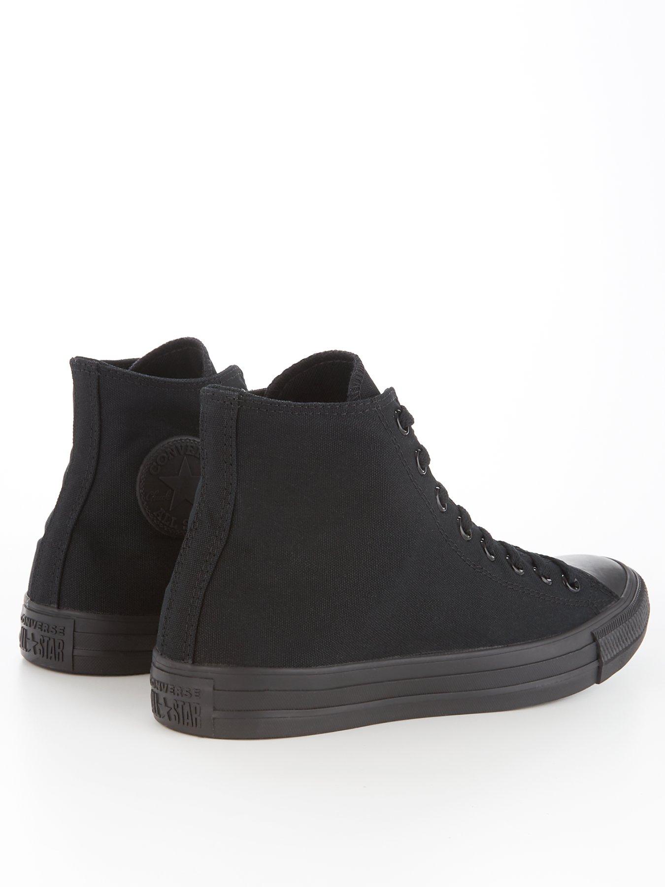 Image 3 of 6 of Converse Mens Hi Top Trainers - Black