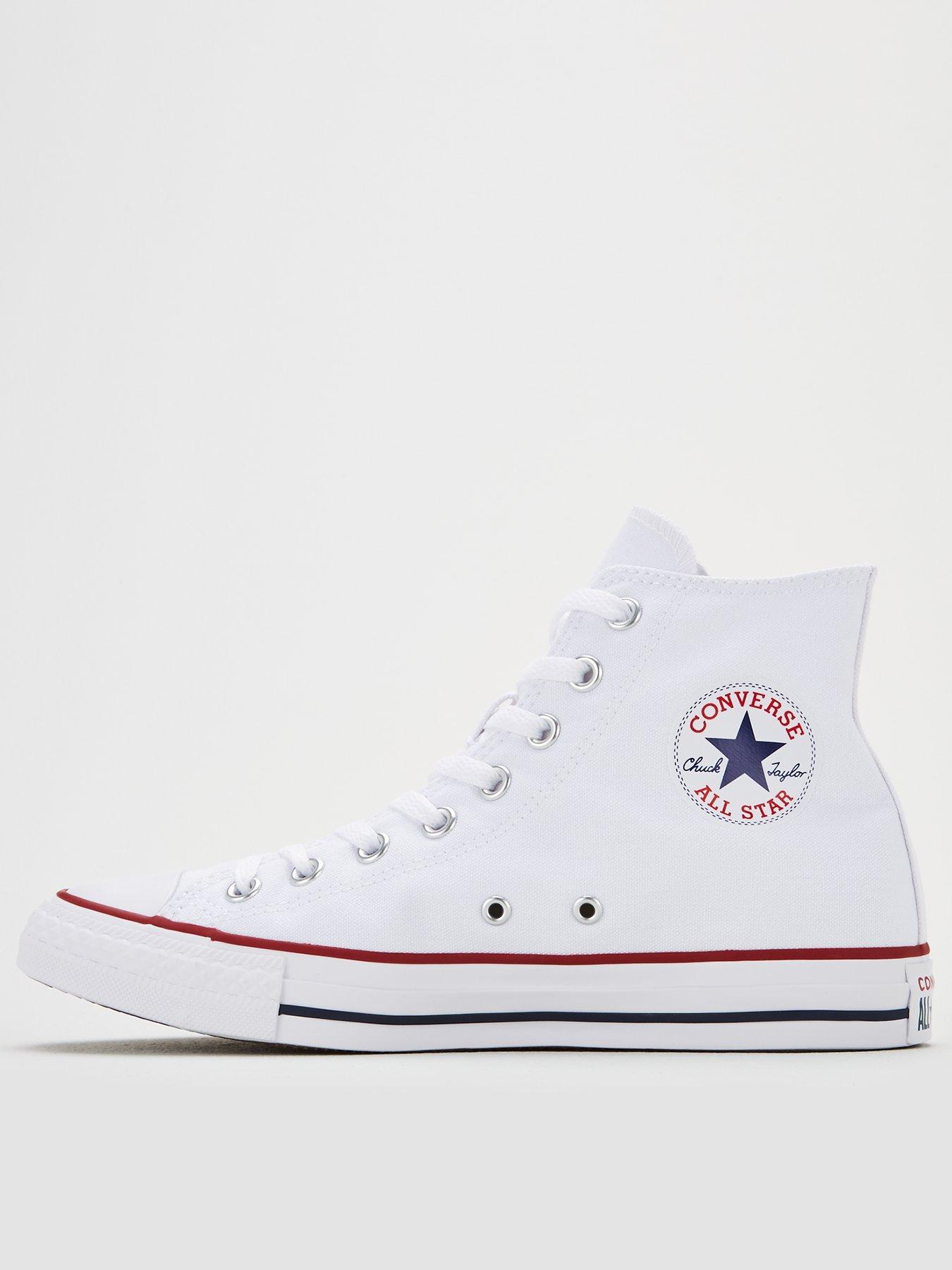 Image 2 of 5 of Converse Mens Hi Top Trainers - White