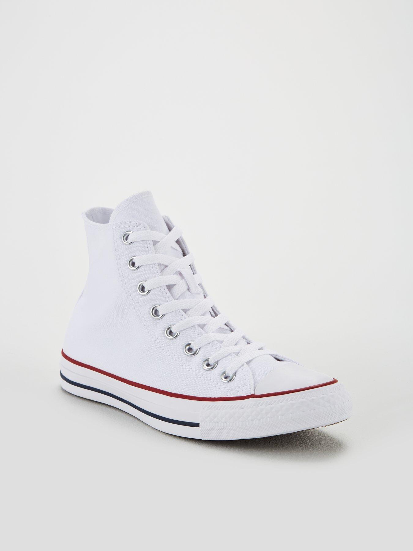 Image 5 of 5 of Converse Mens Hi Top Trainers - White